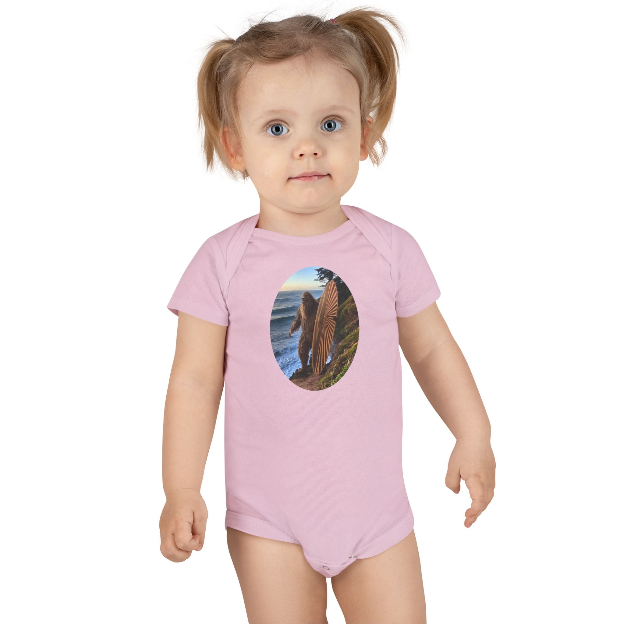 Ventana Real Surfsquatch baby cotton onesie image 16