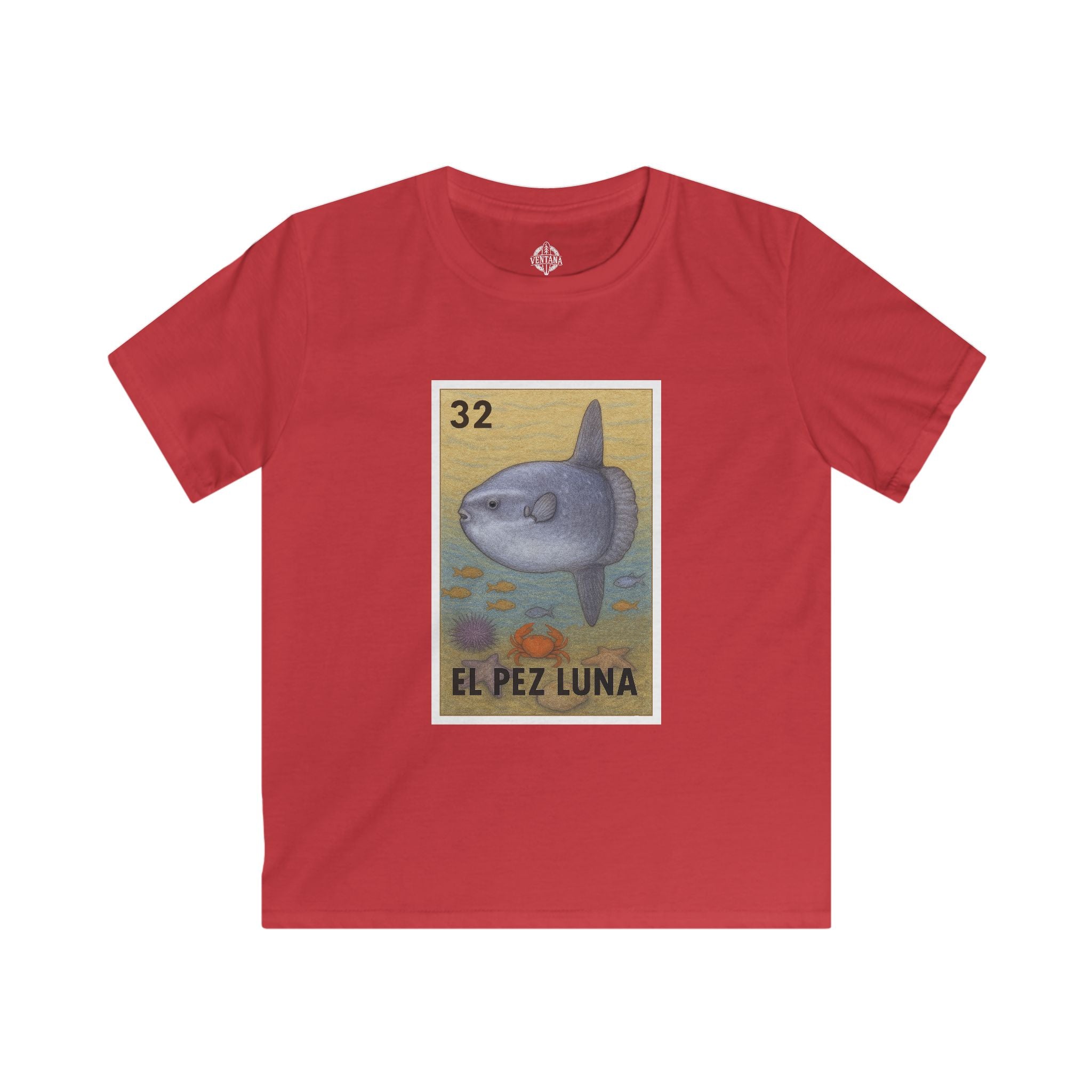 Sunfish Lotería kids soft style t-shirt image 12