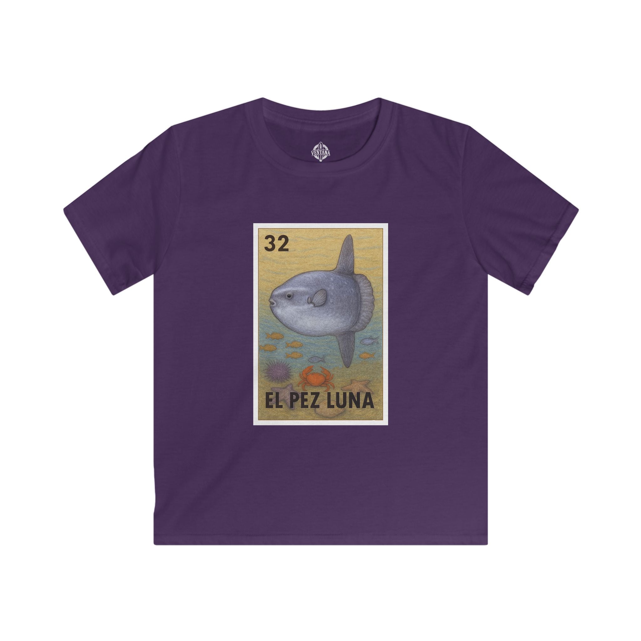 Sunfish Lotería kids soft style t-shirt image 11