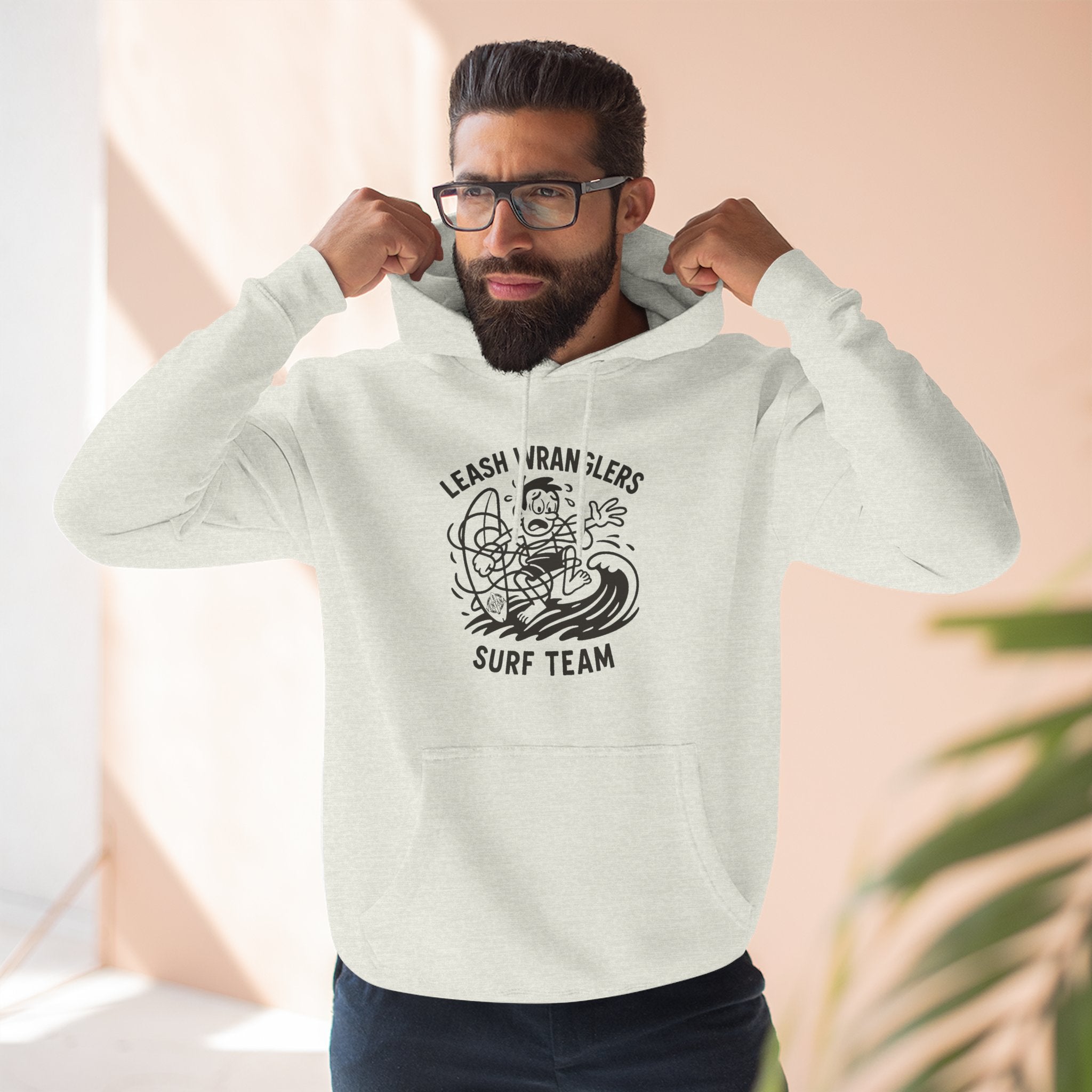 Leash Wranglers Surf Team Fleece Hoodie
