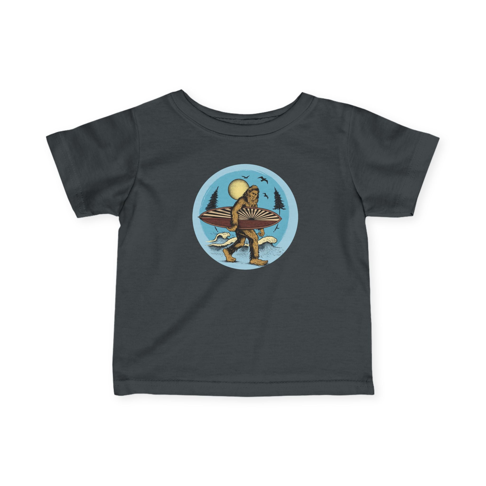 Ventana Surfsquatch by Thiago Bianchini infant cotton t-shirt image 11