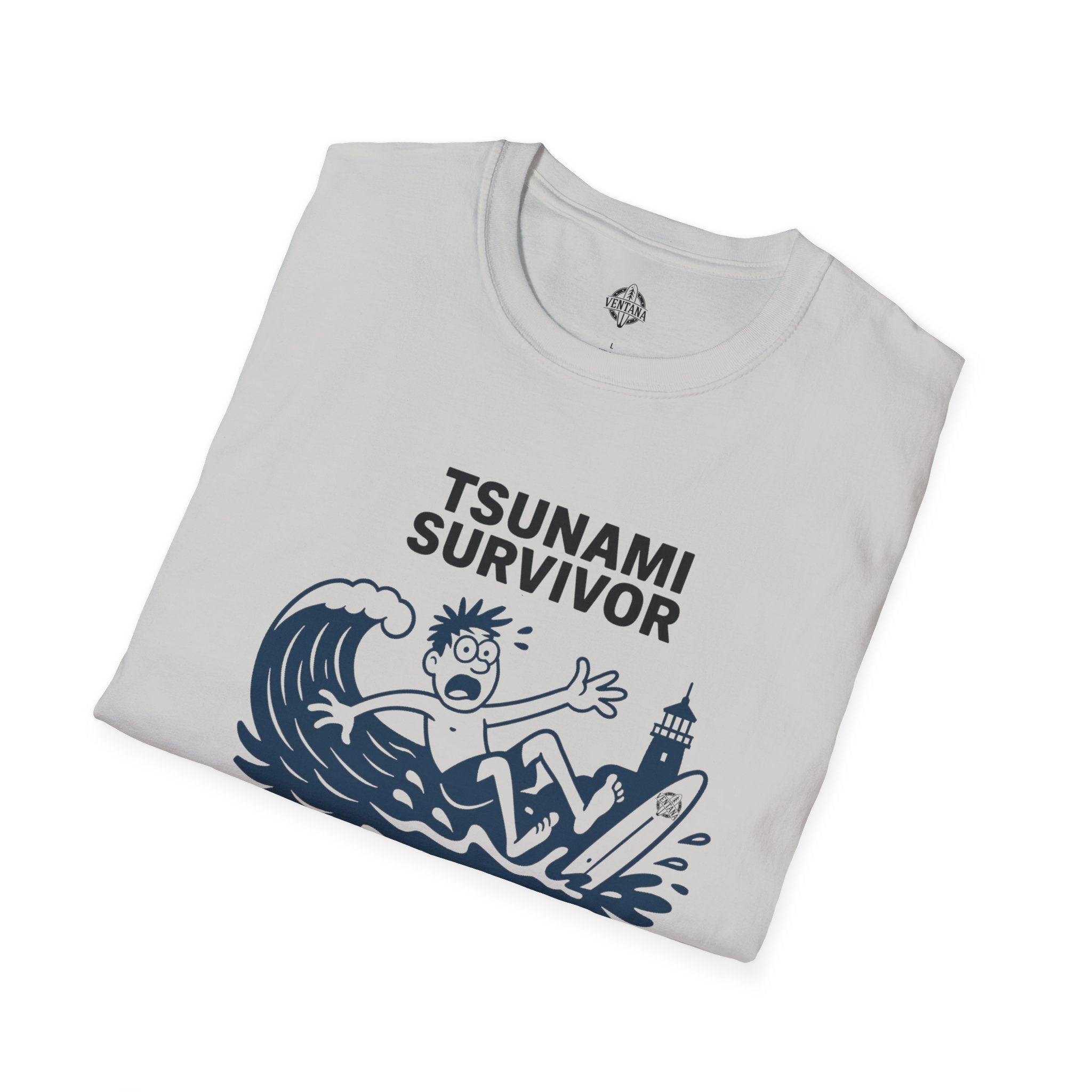 Tsunami Survivor Unisex - Soft Style U.S. Cotton T-Shirt