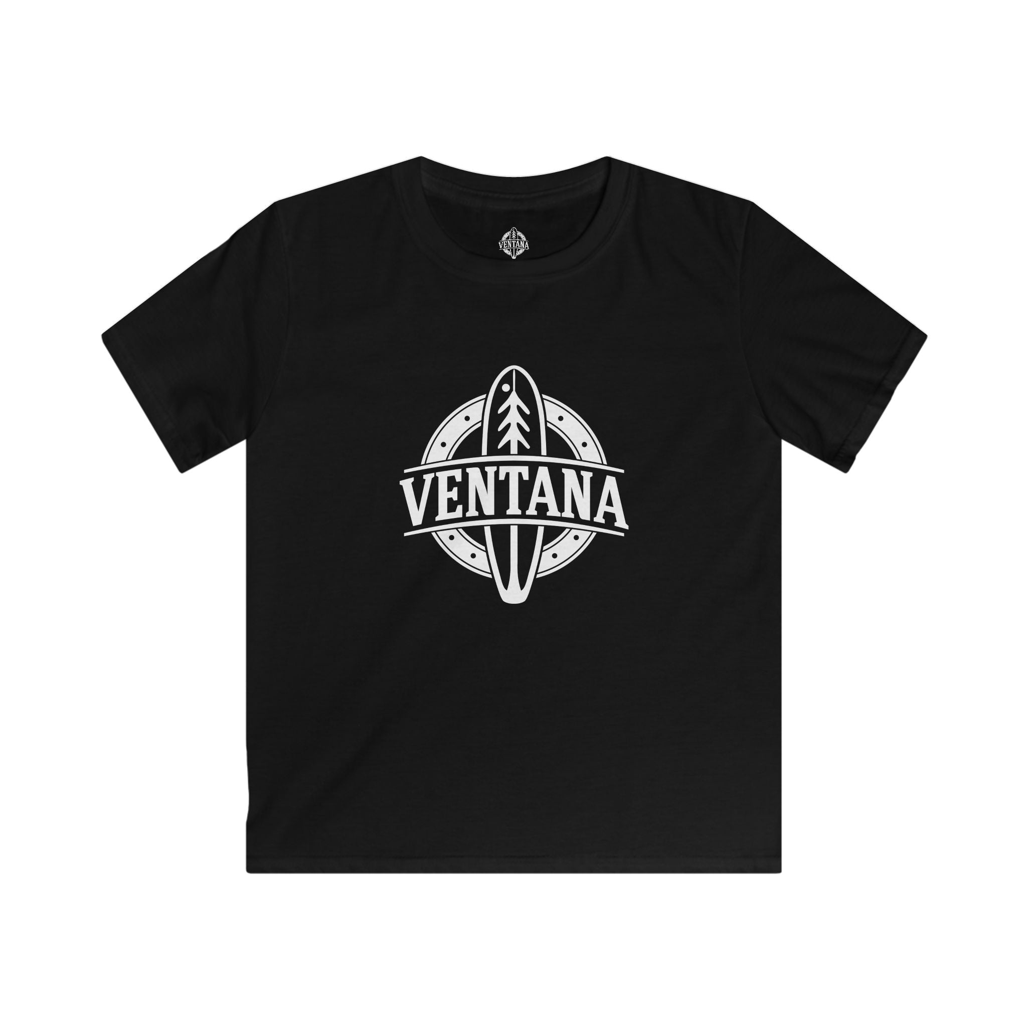 Ventana Psychedelic Treefish Logo kids soft style t-shirt image 5