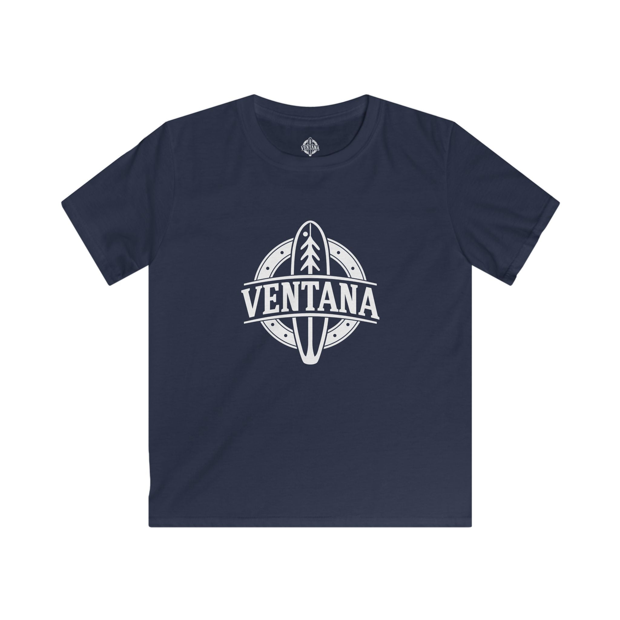 Ventana Psychedelic Treefish Logo kids soft style t-shirt image 1