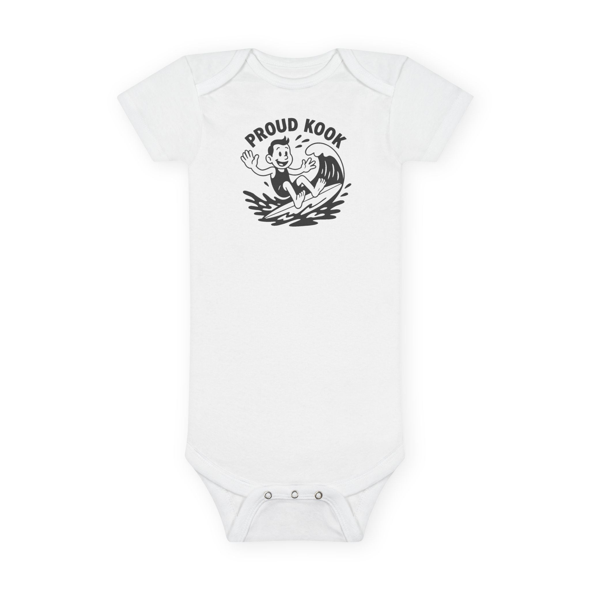 Proud Kook baby cotton onesie image 3