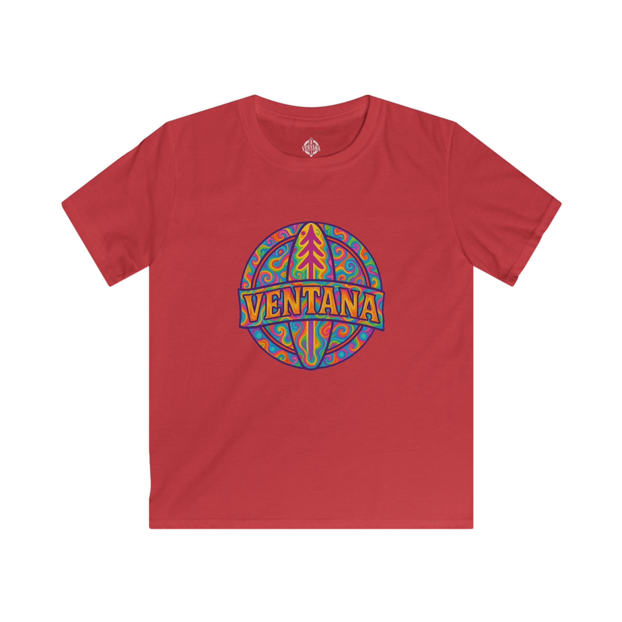 Ventana Psychedelic Treefish Logo kids soft style t-shirt image 12