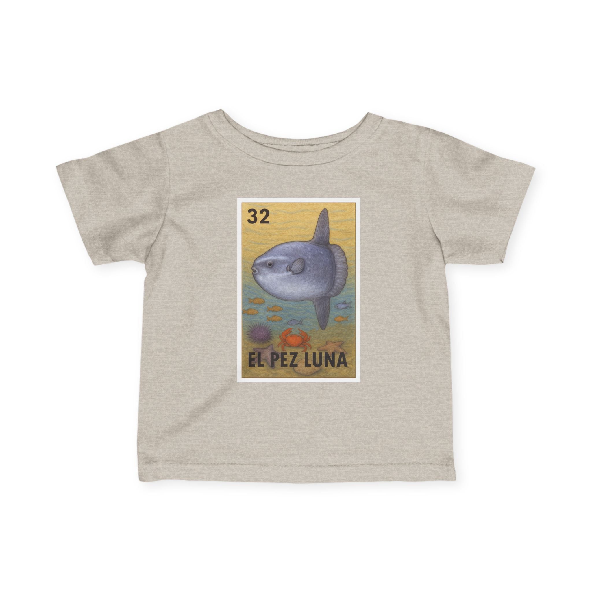 Sunfish Lotería - Infant 100% Cotton T-Shirt (El Pez Luna)