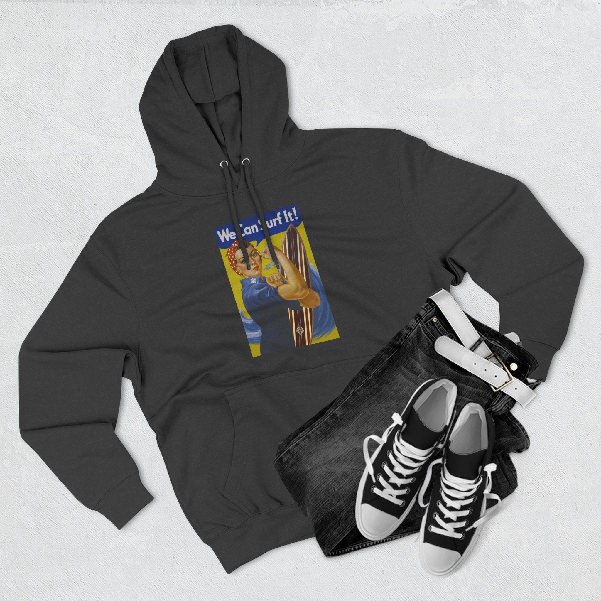Rosie the Surfer Fleece Hoodie