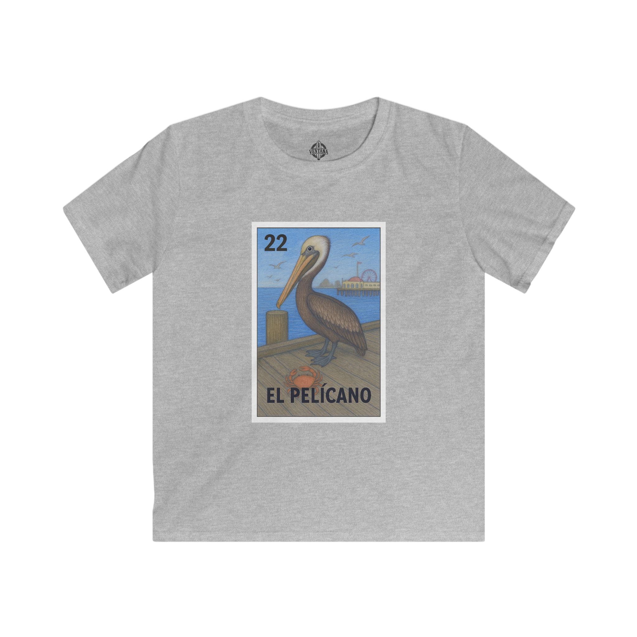 Pelican Lotería kids soft style t-shirt image 6