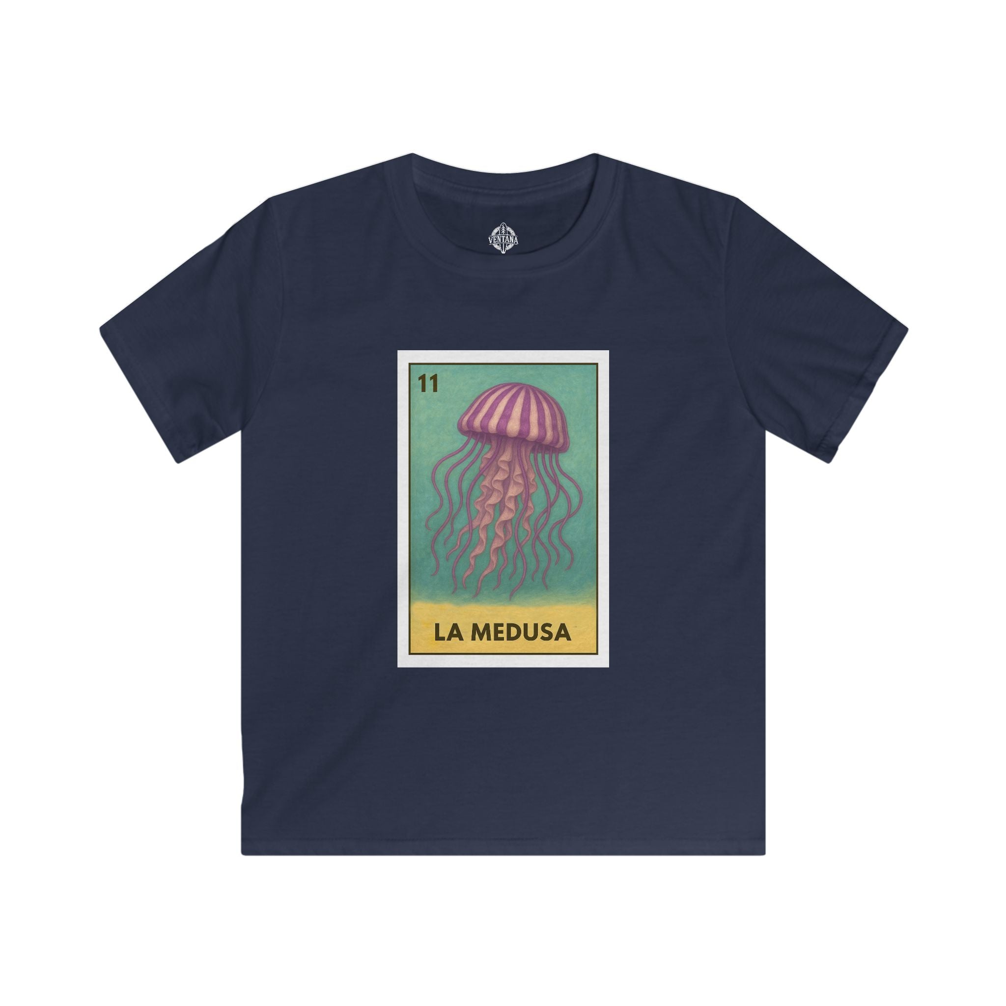 Sea Jelly Lotería kids soft style t-shirt image 1