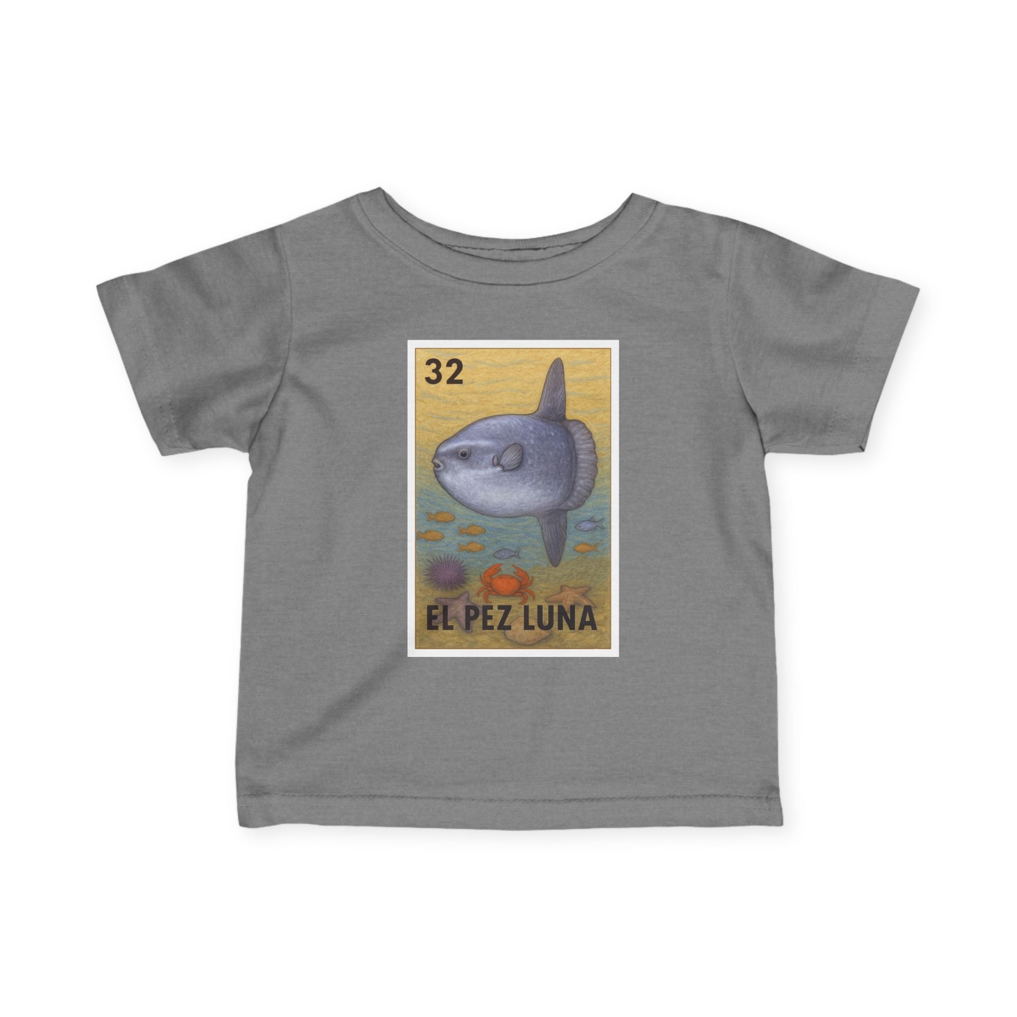 Sunfish Lotería - Infant 100% Cotton T-Shirt (El Pez Luna)