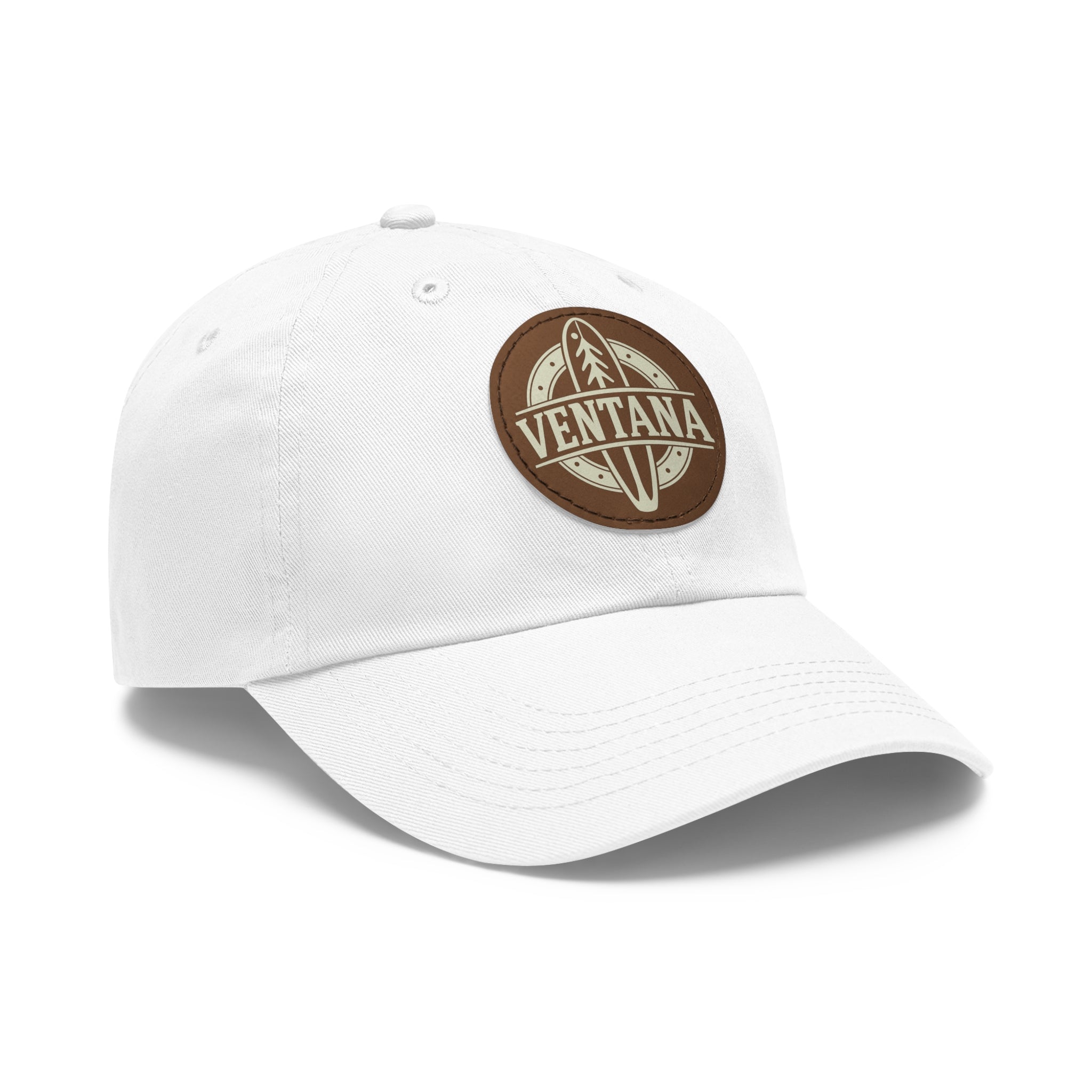 Ventana Treefish Logo Vegan Leather Patch Hat