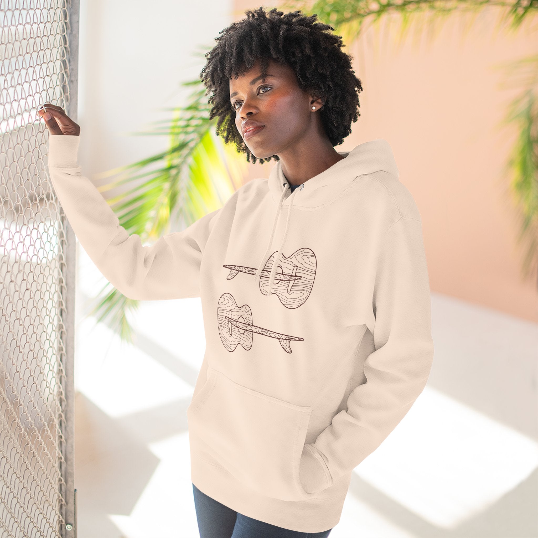 Ventana Santa Cruz Guitar Collab Fleece Hoodie