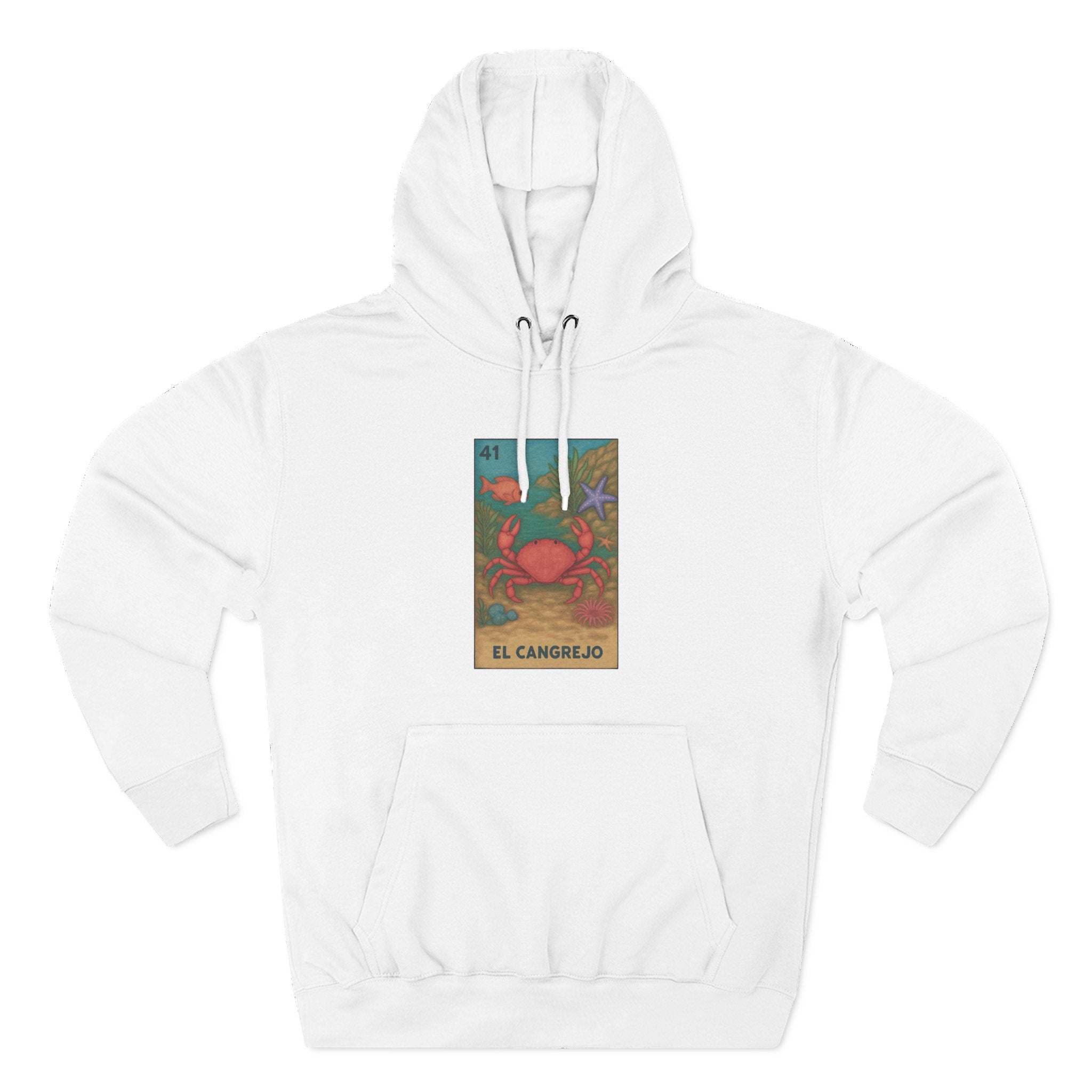 Crab Lotería fleece hoodie image 4