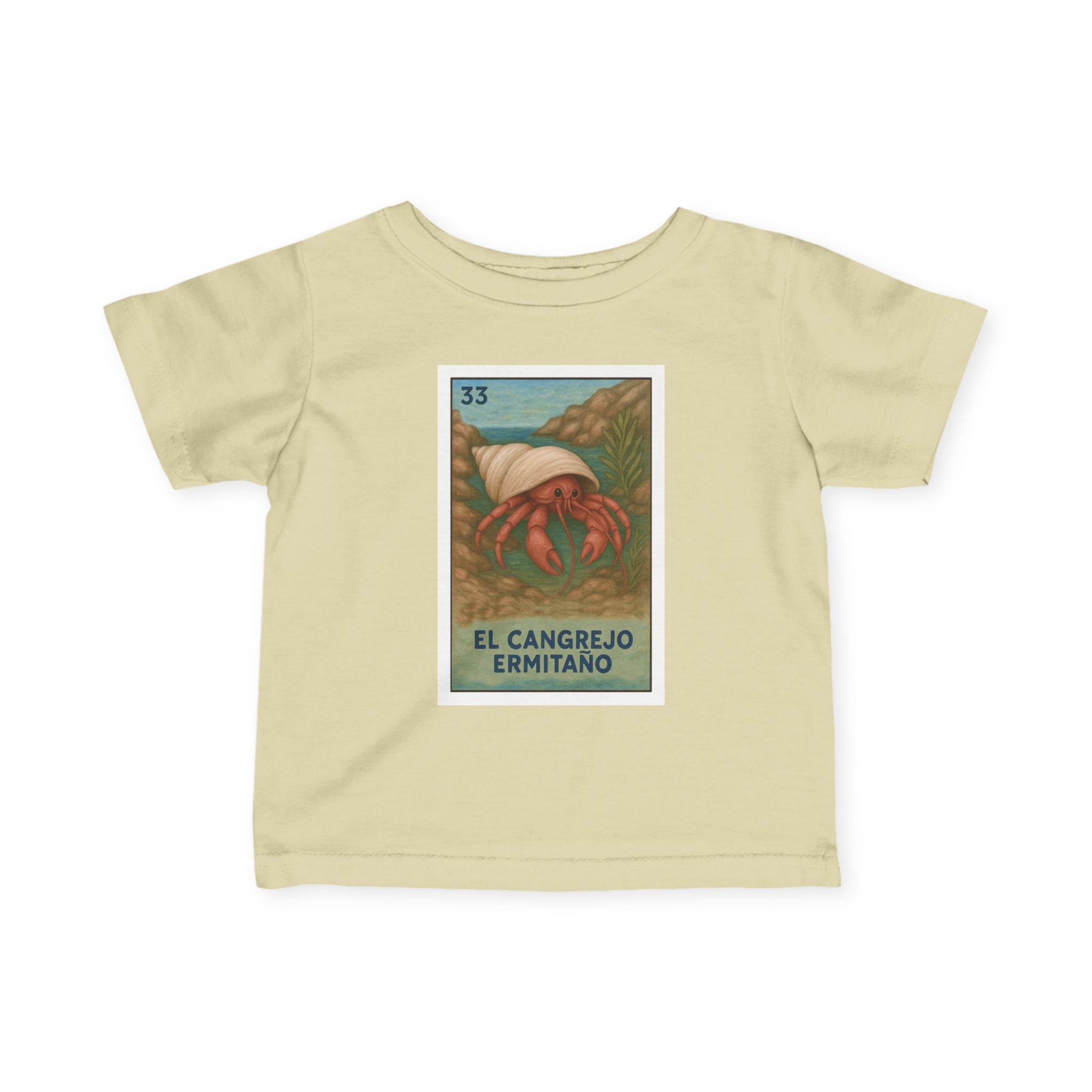 Hermit Crab Lotería infant cotton t-shirt image 6