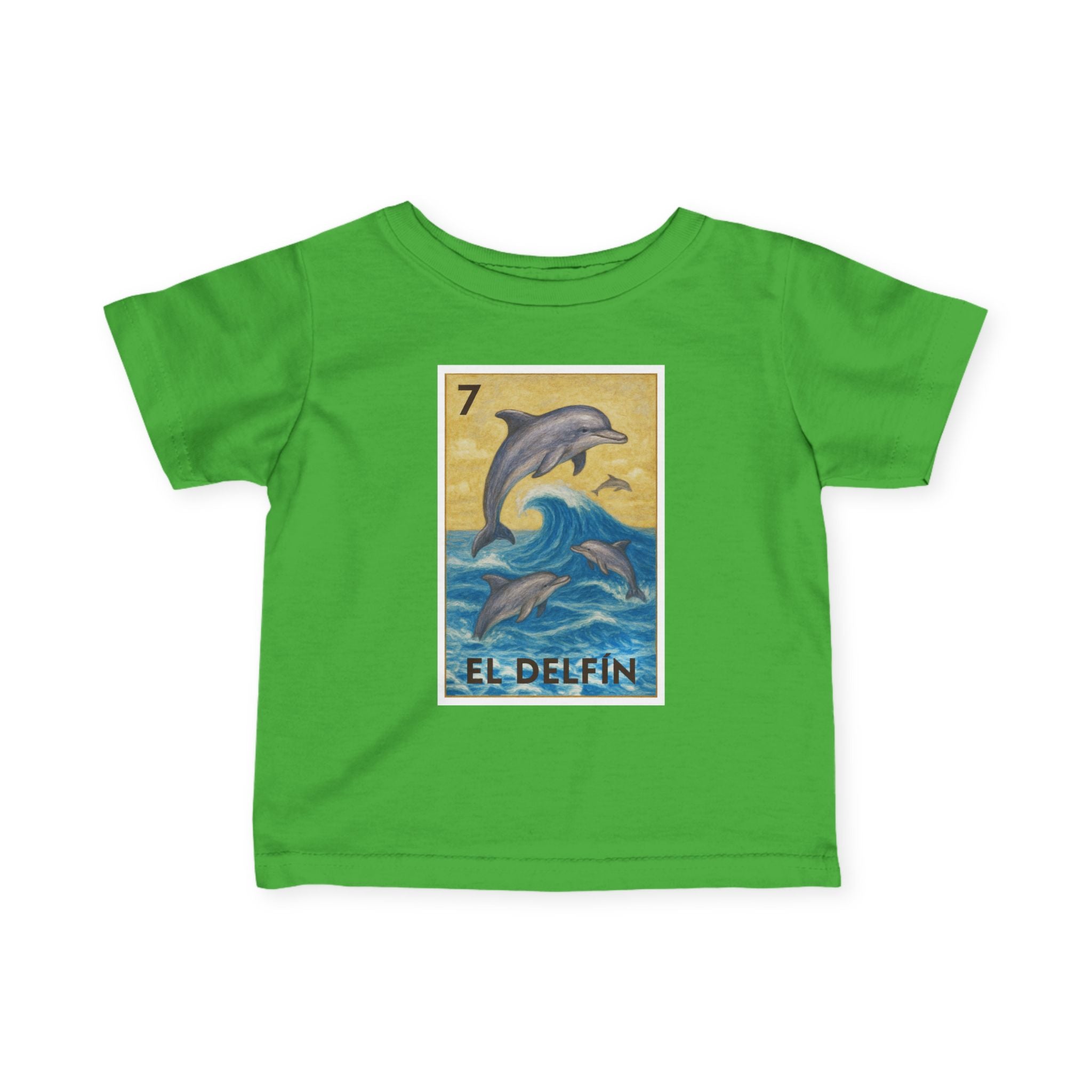 Dolphin Lotería infant cotton t-shirt image 8