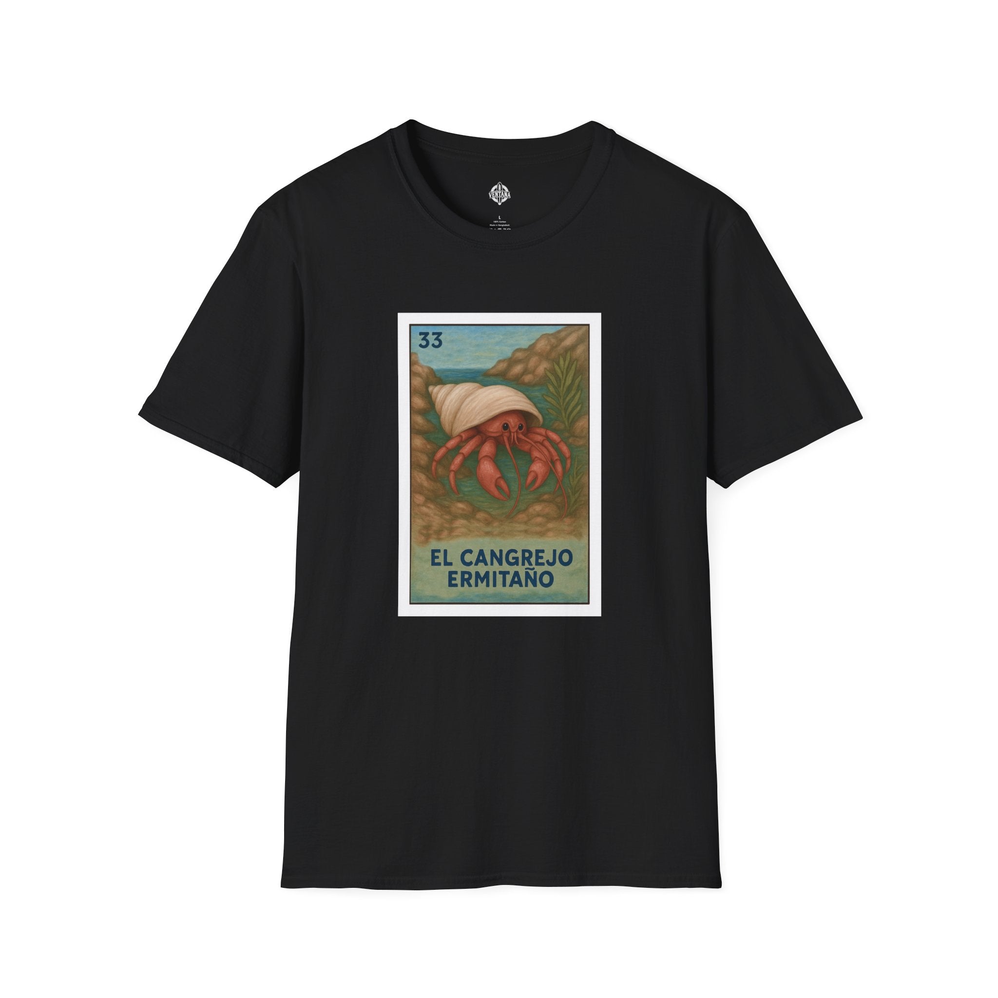Hermit Crab Lotería cotton t-shirt image 4