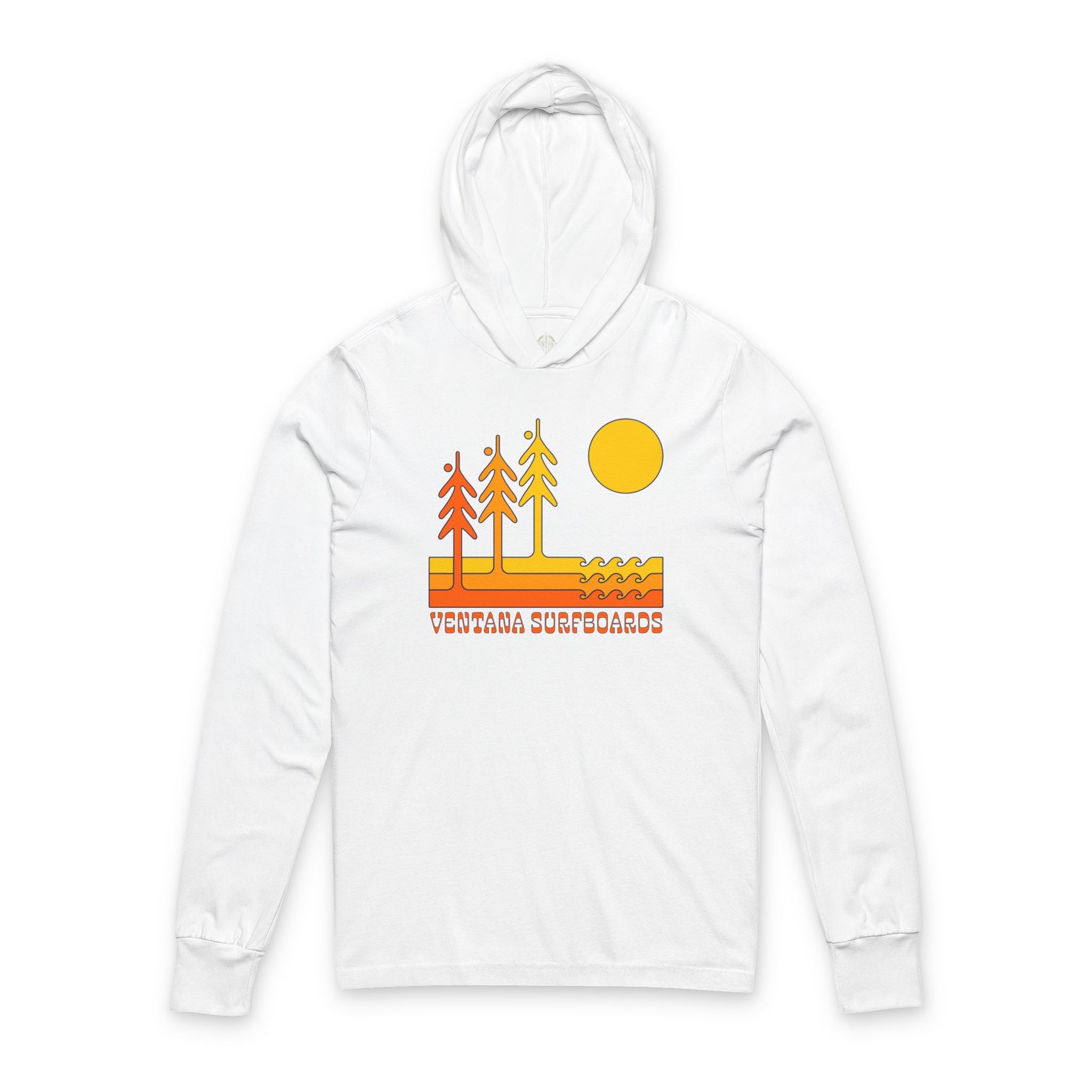 Ventana Circa 78 Unisex - Cotton Long Sleeve Hooded T-Shirt