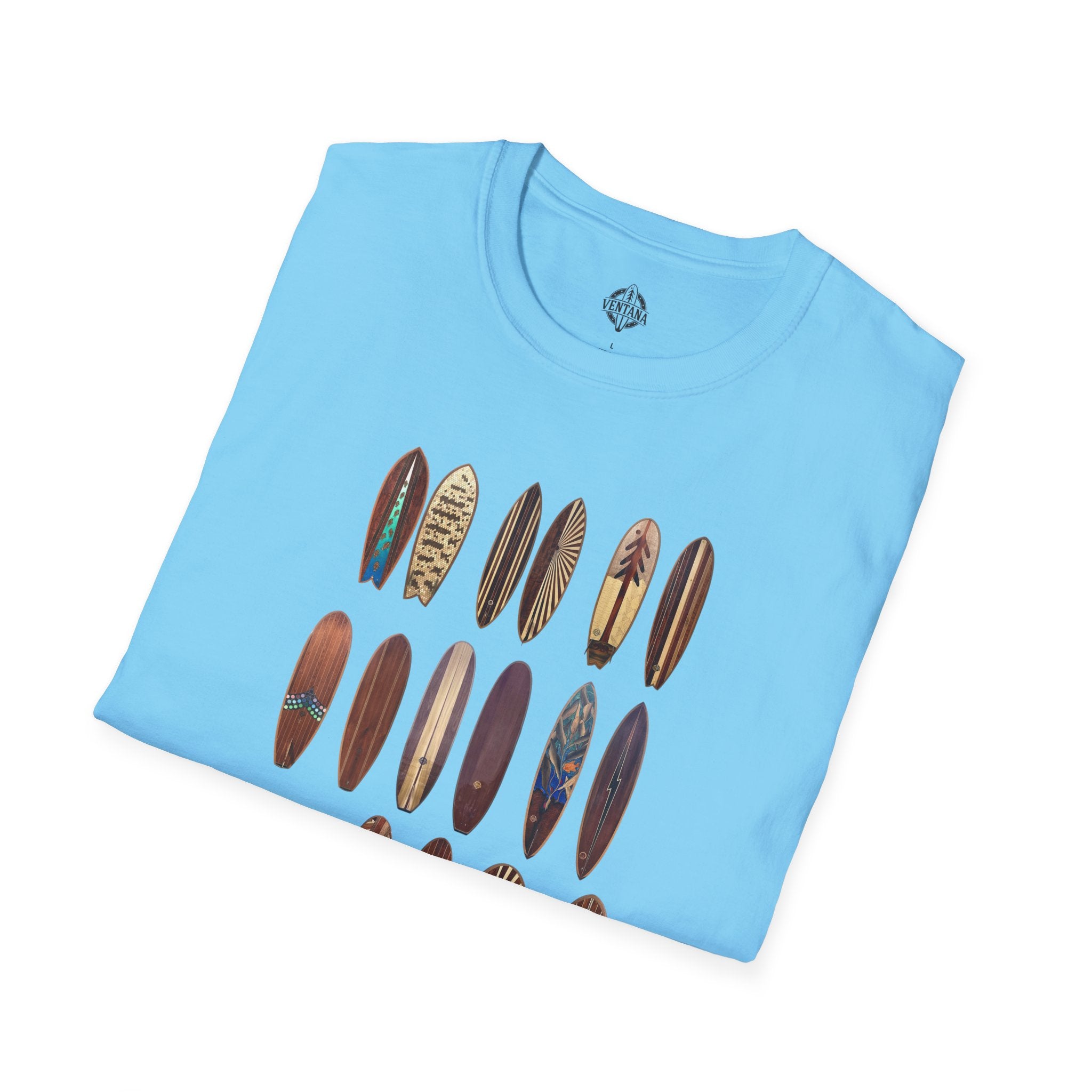 Ventana Wooden Surfboards Unisex - Soft Style U.S. Cotton T-Shirt