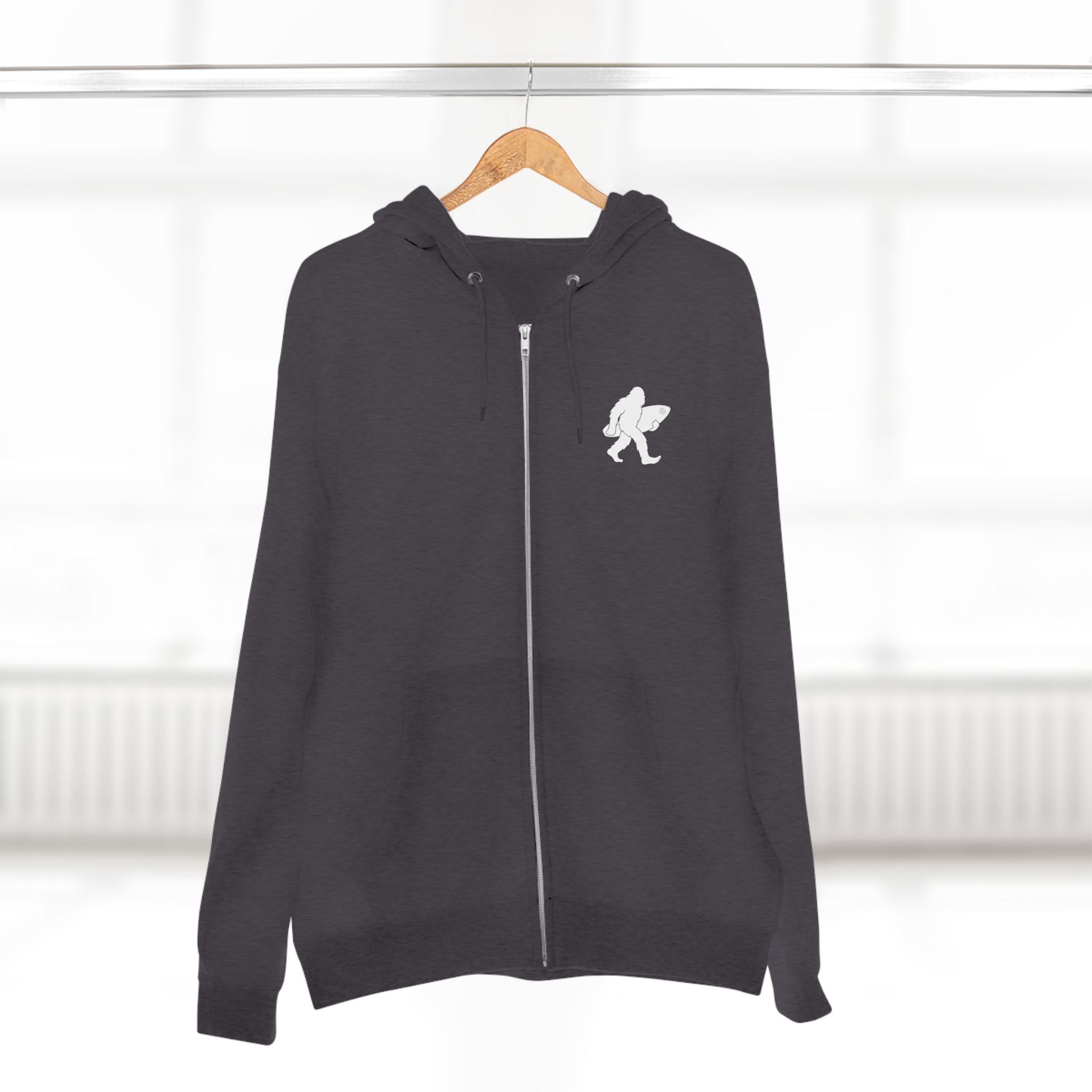 Ventana Surfsquatch Unisex - Zip Cotton Blend Fleece Hoodie