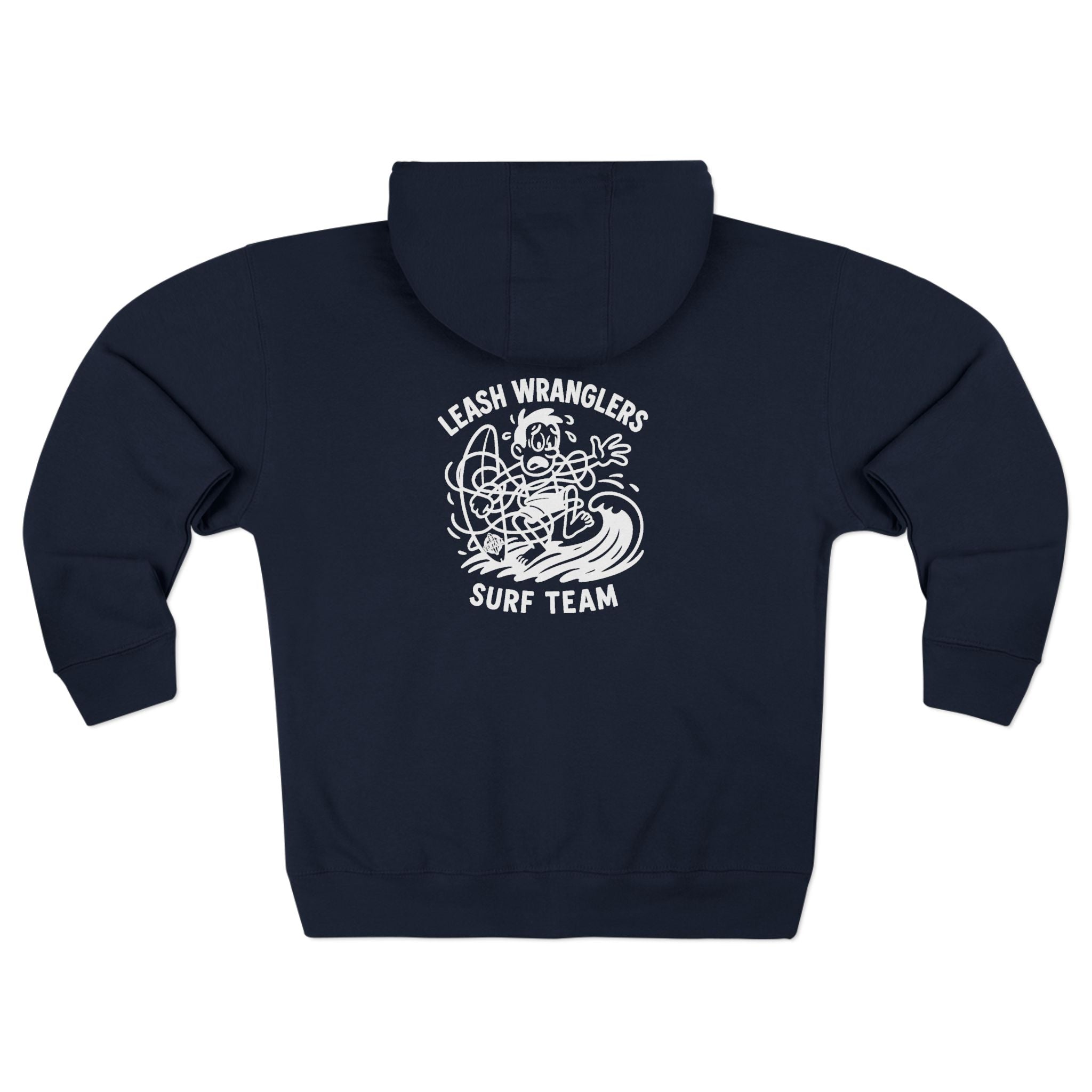 Leash Wranglers Surf Team Zip Hoodie