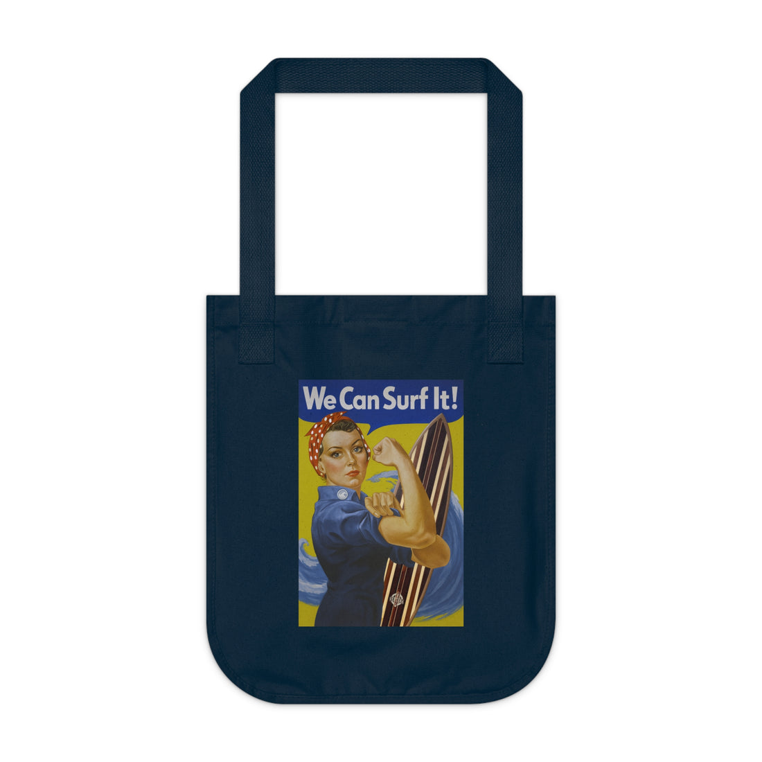 Rosie the Surfer Organic Cotton Tote Bag