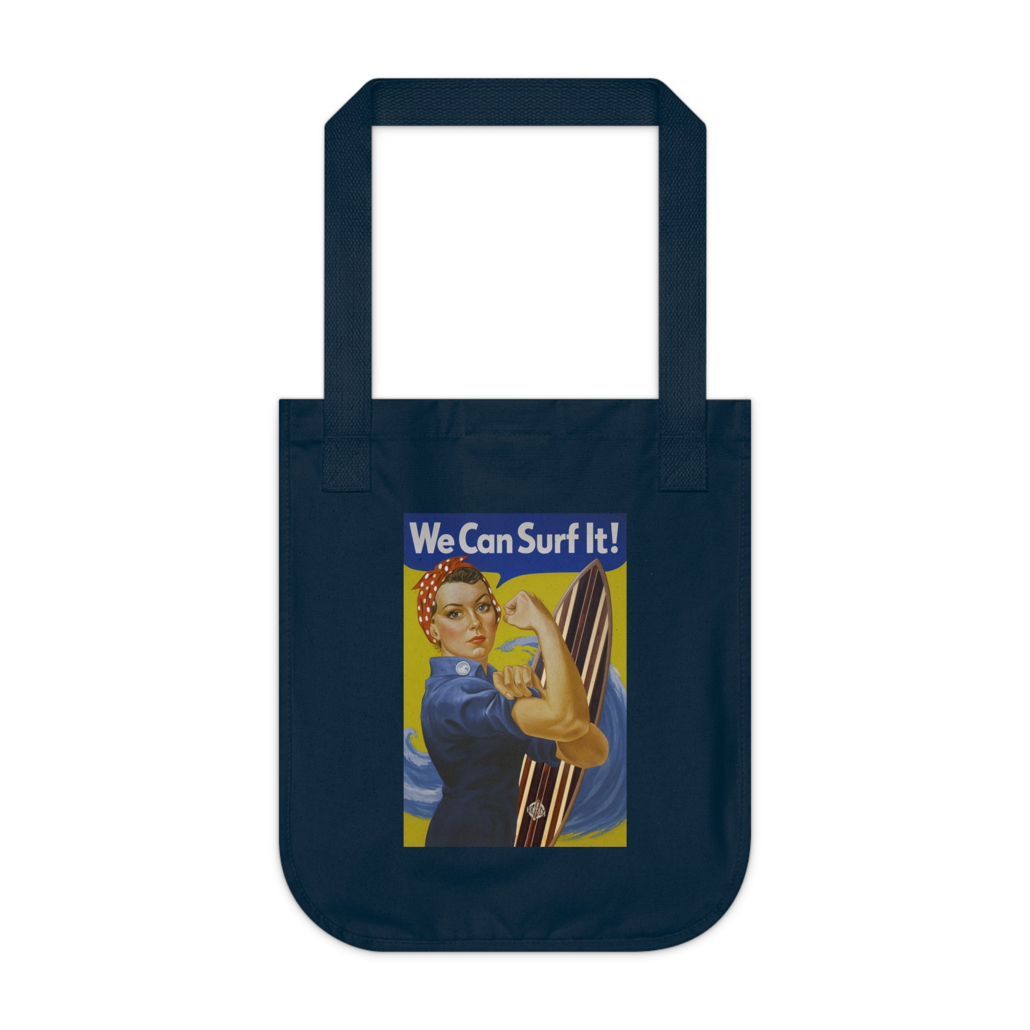 Rosie the Surfer Organic Cotton Tote Bag