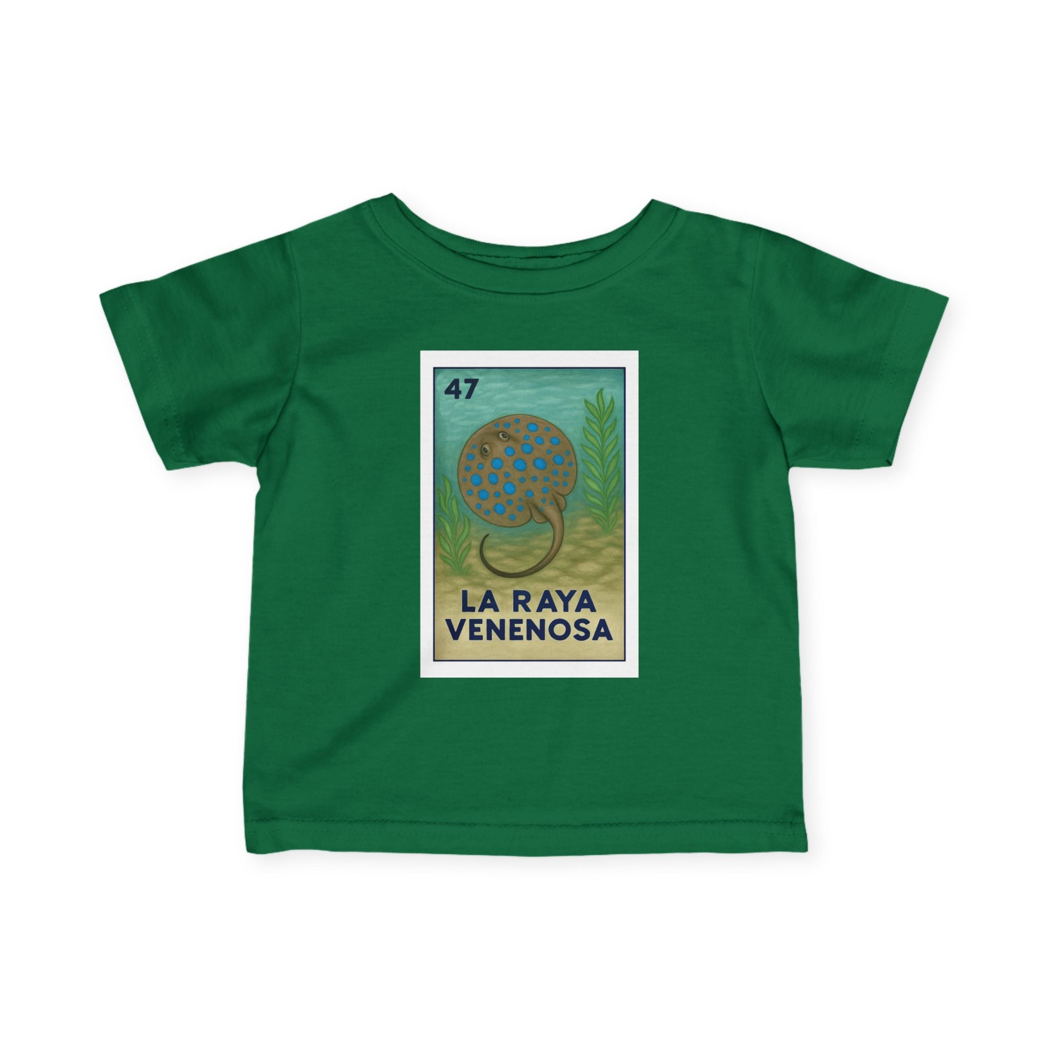 Stingray Lotería infant cotton t-shirt image 9