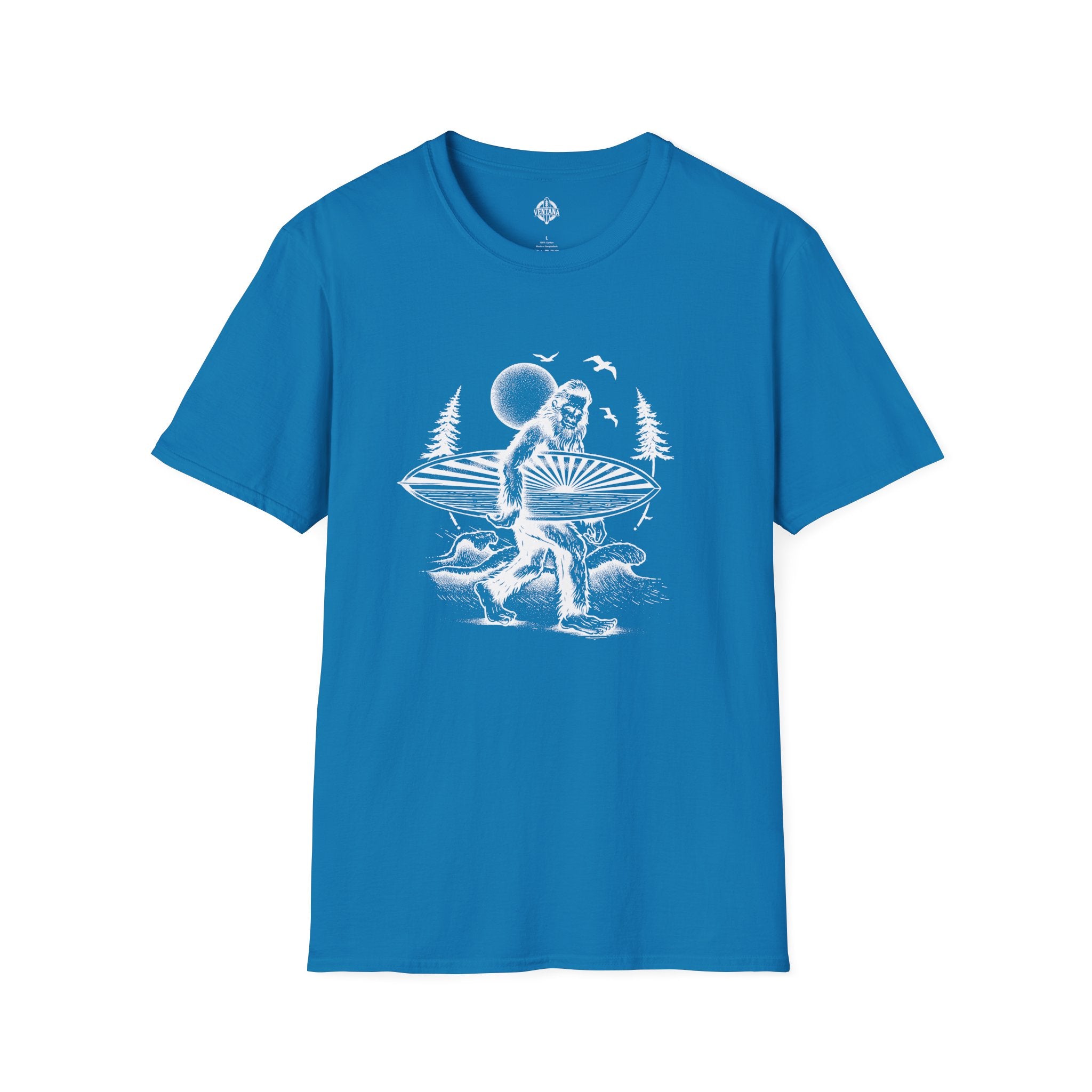 Ventana Surfsquatch by Thiago Bianchini cotton t-shirt image 12