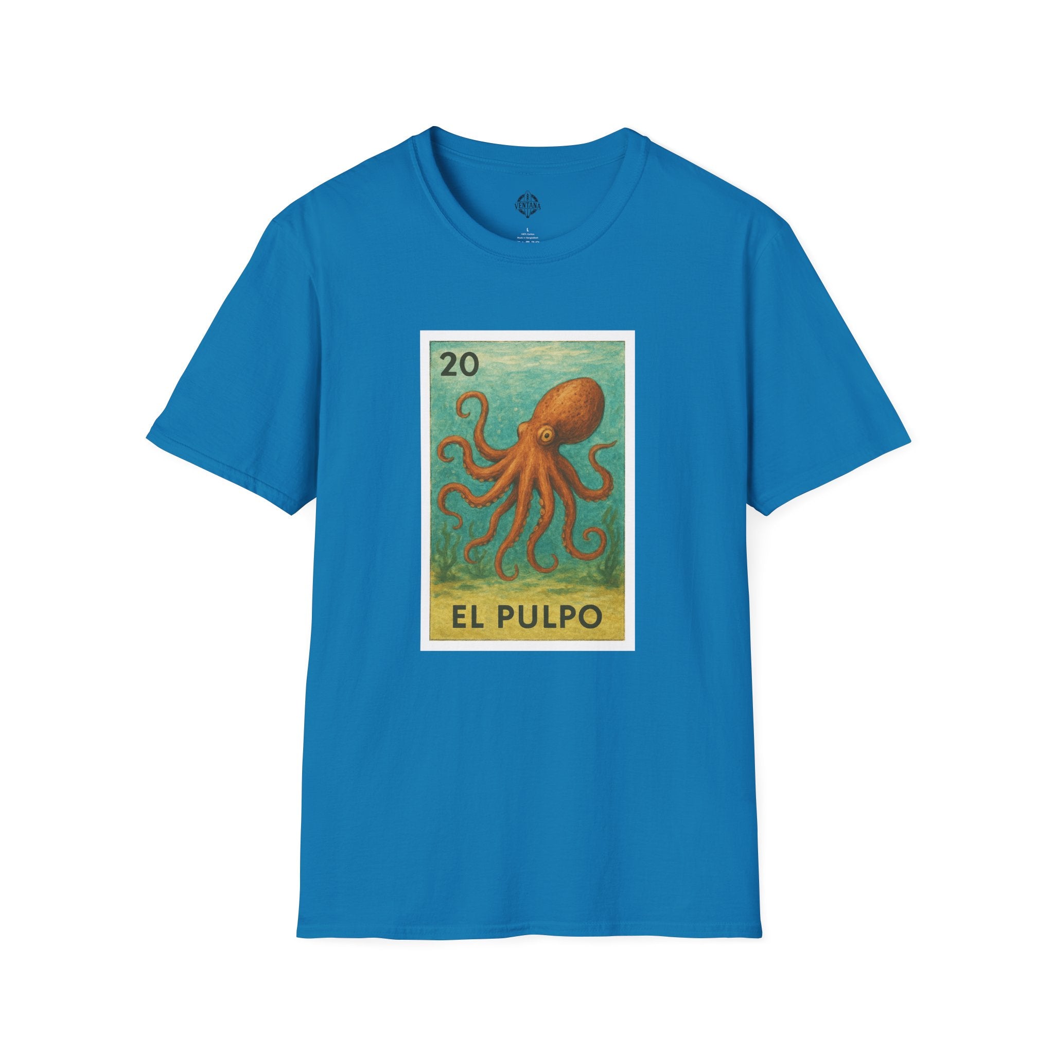 Octopus Lotería cotton t-shirt image 12