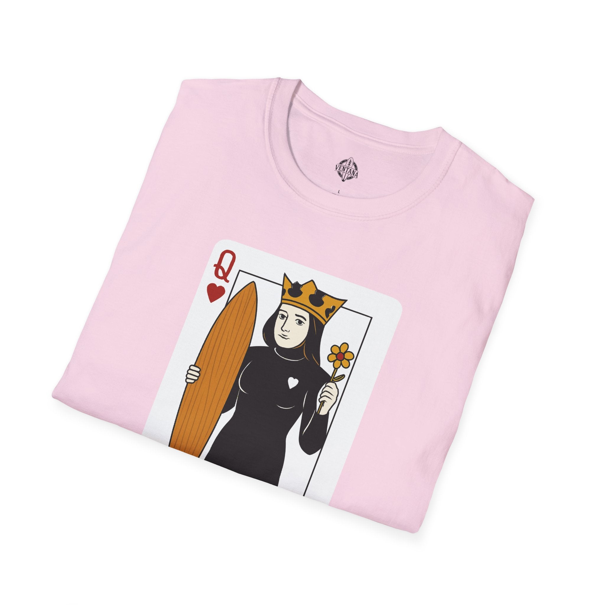 Queen of Hearts Surfer T-Shirt