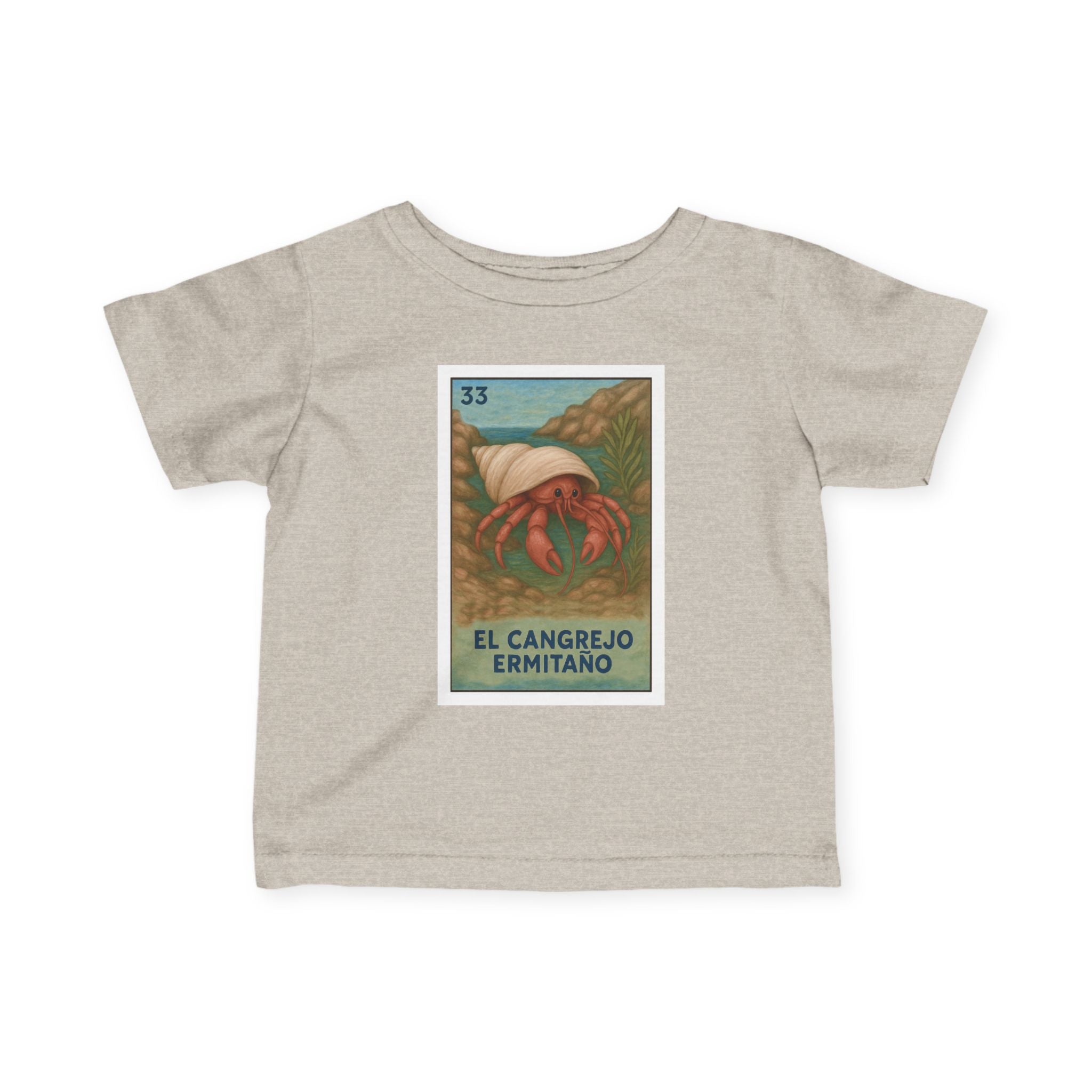 Hermit Crab Lotería infant cotton t-shirt image 4