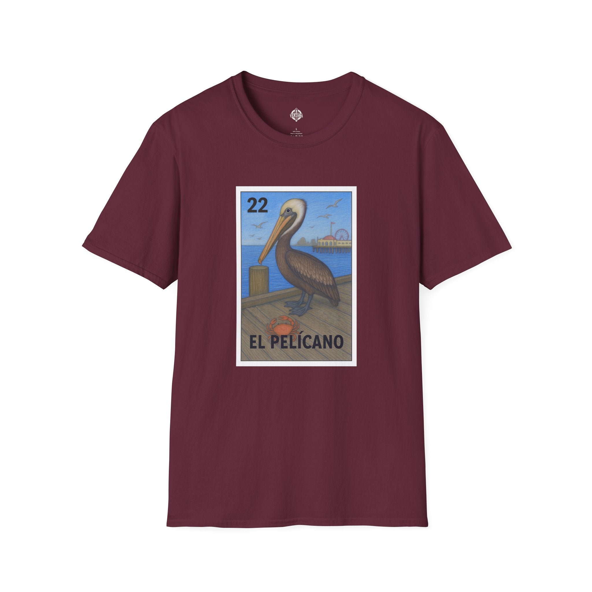 Pelican Lotería cotton t-shirt image 7