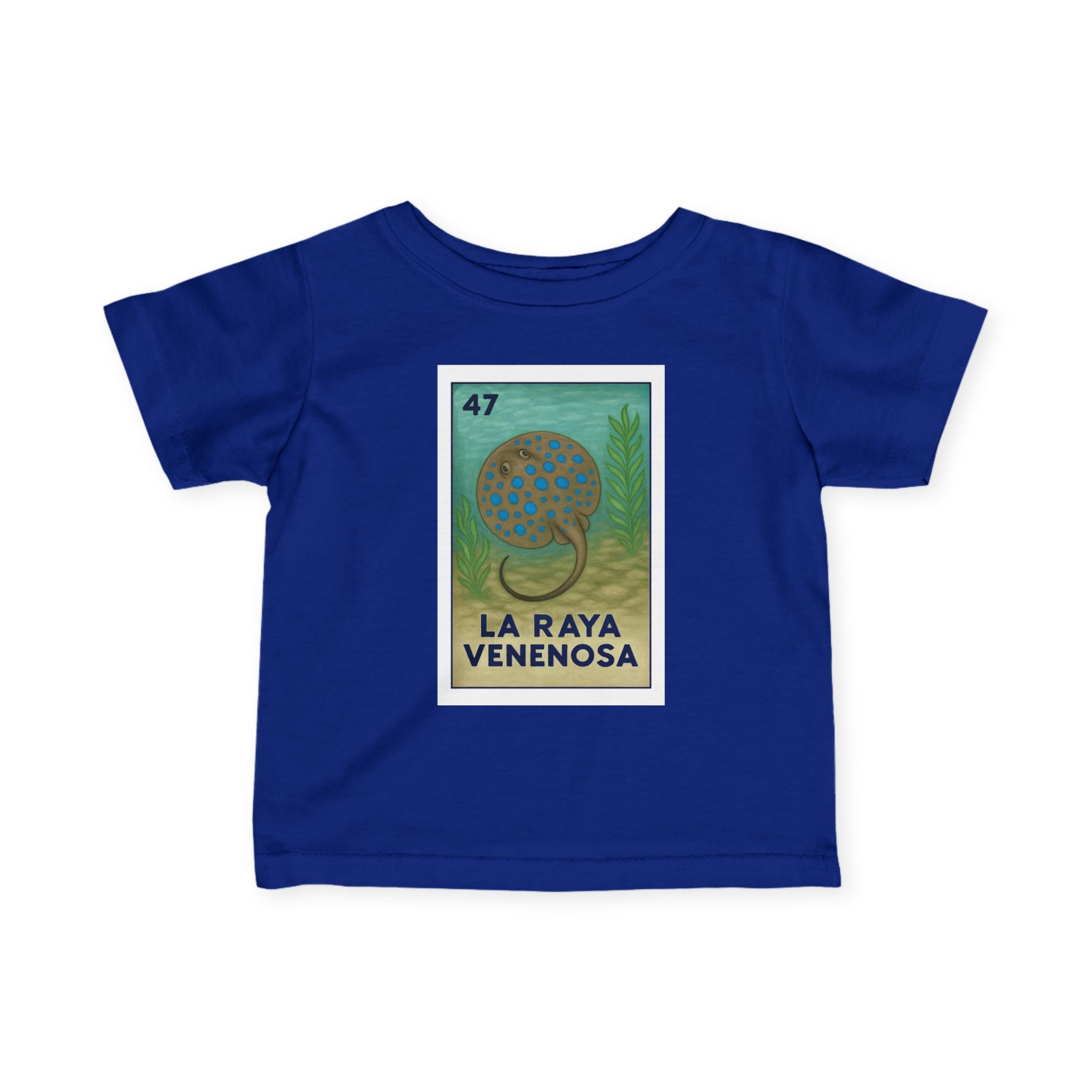 Stingray Lotería infant cotton t-shirt image 12