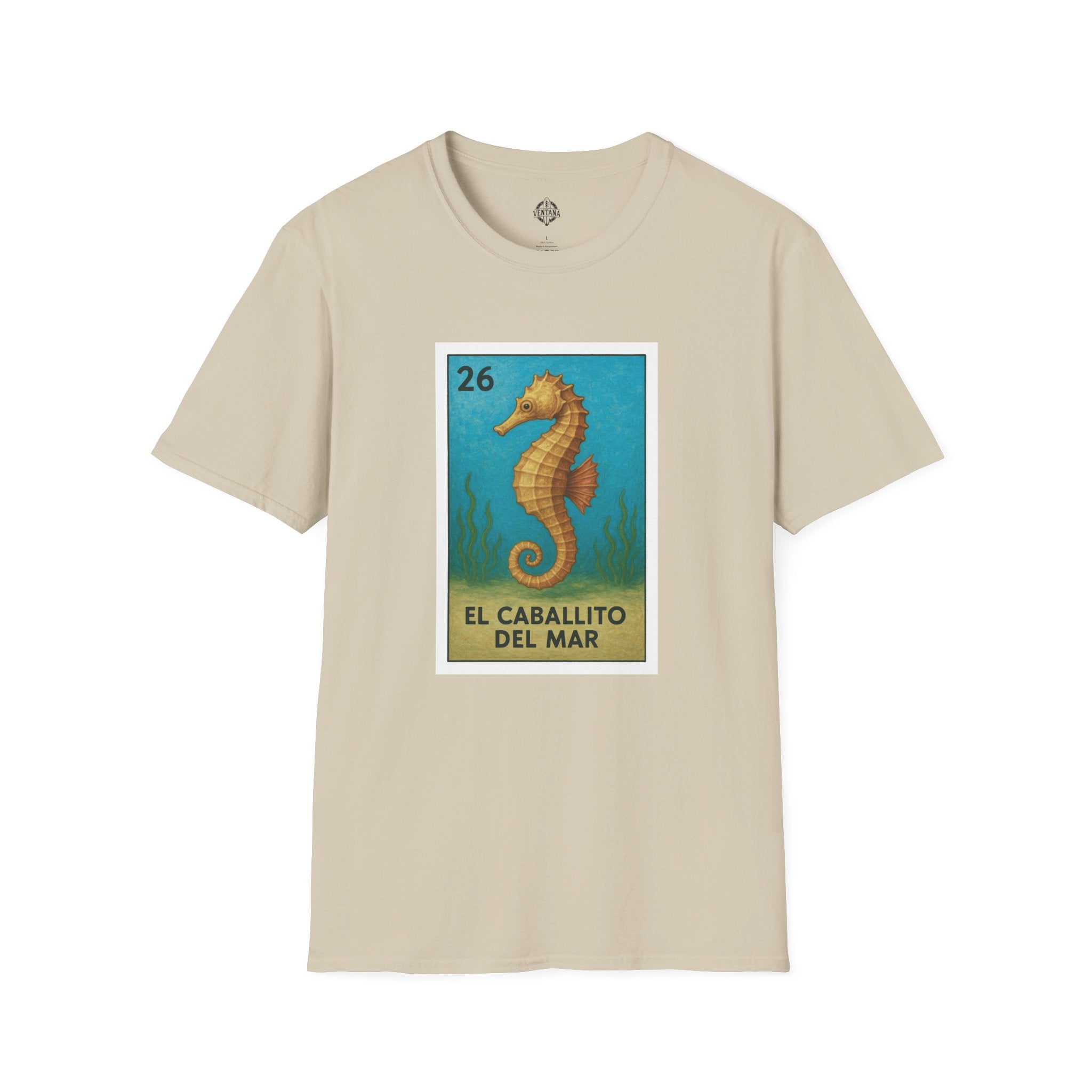 Seahorse Lotería cotton t-shirt image 2
