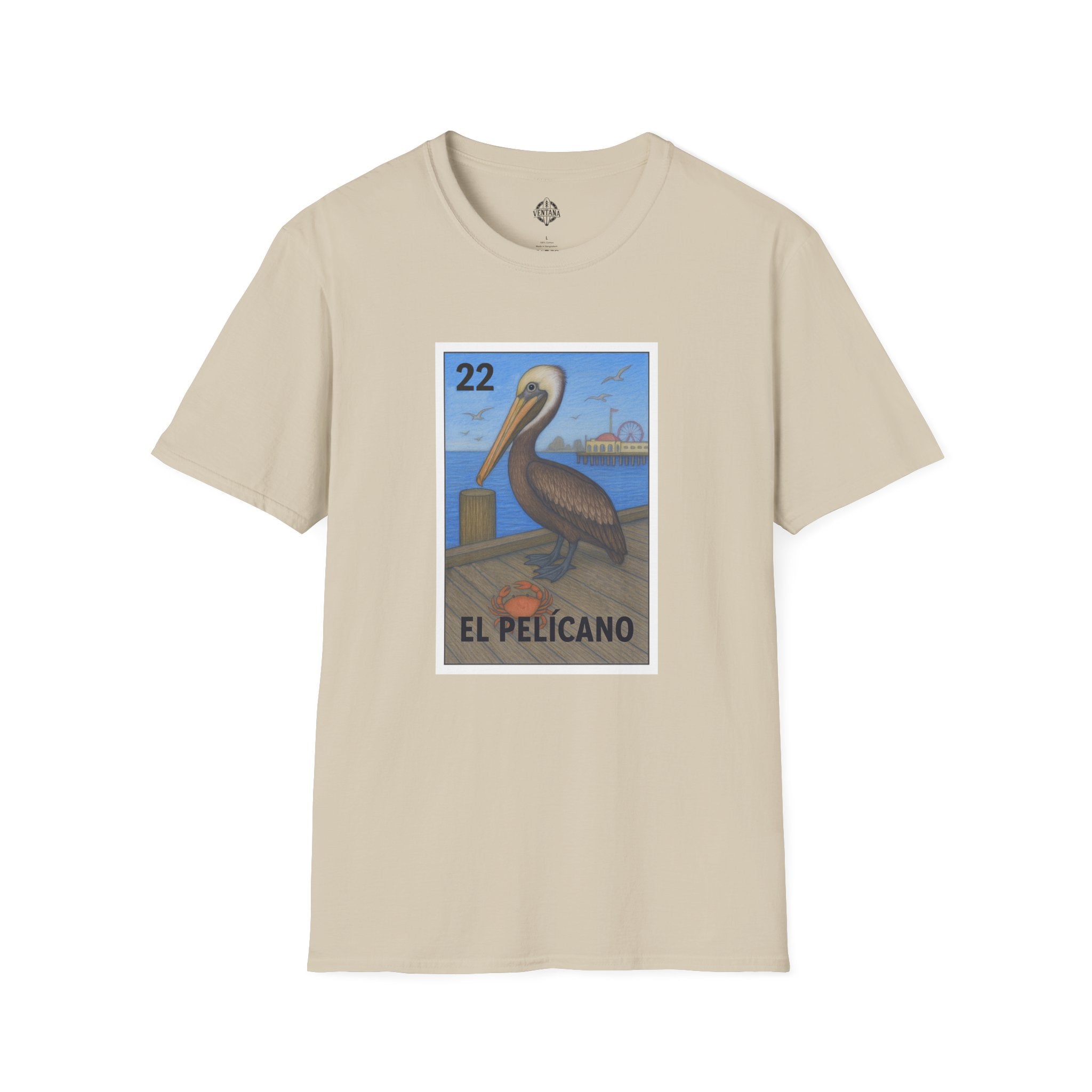 Pelican Lotería cotton t-shirt image 2