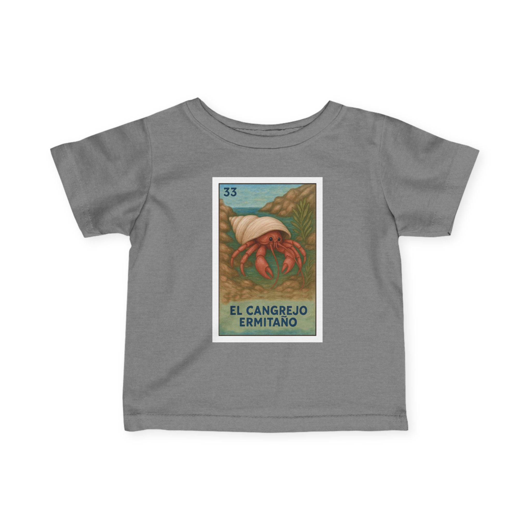 Hermit Crab Lotería infant cotton t-shirt image 10