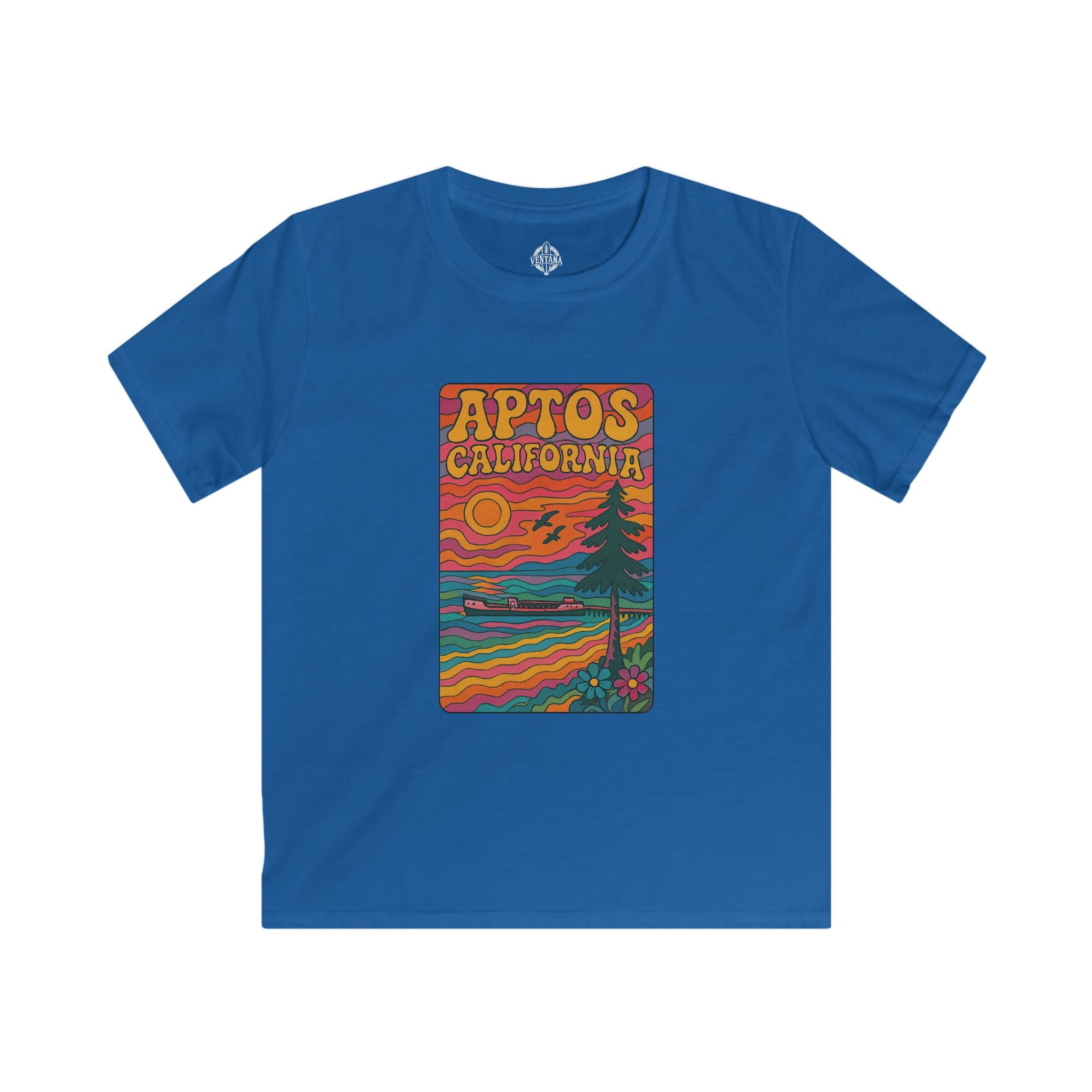 Aptos California Psychedelic kids soft style t-shirt image 10