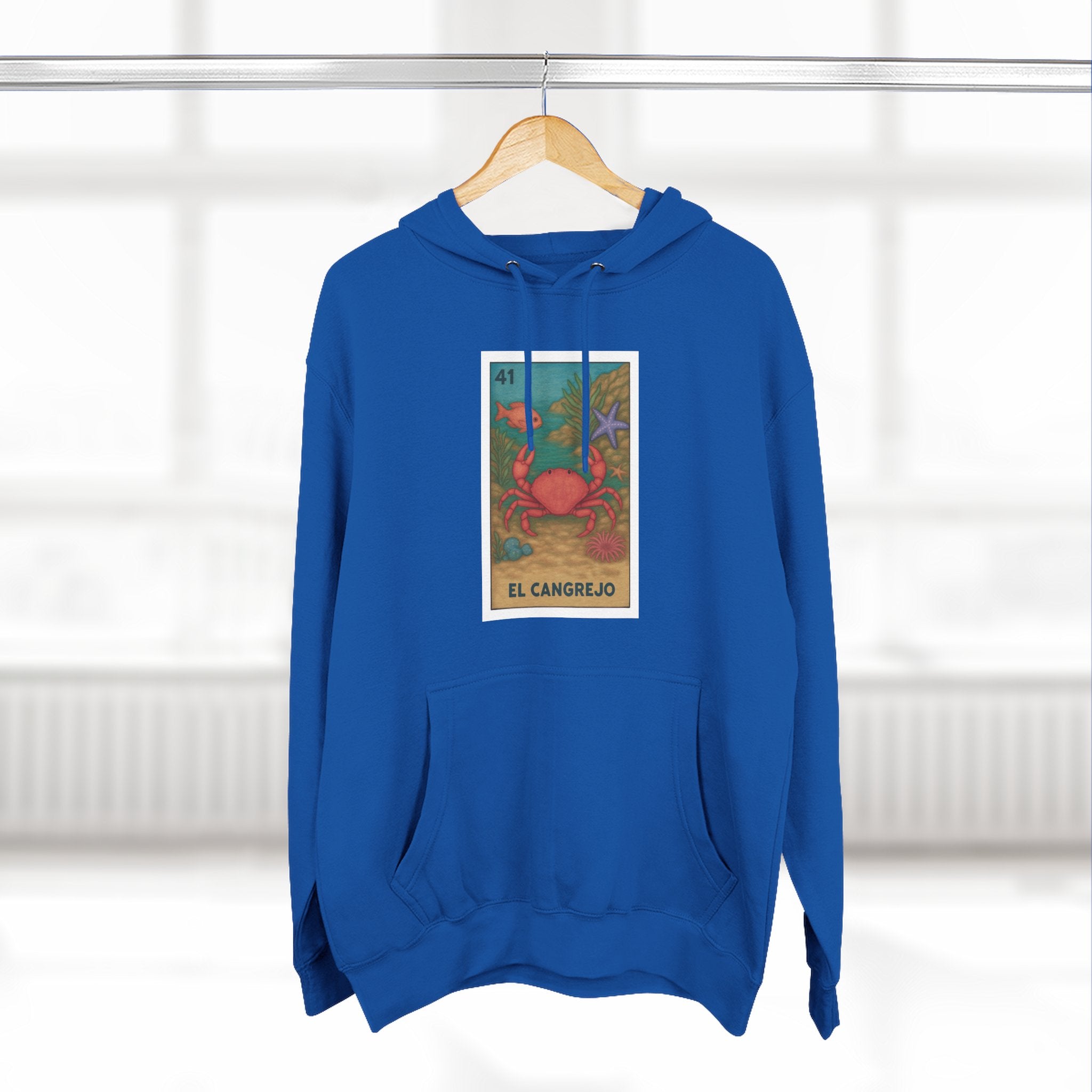 Crab Lotería Fleece Hoodie