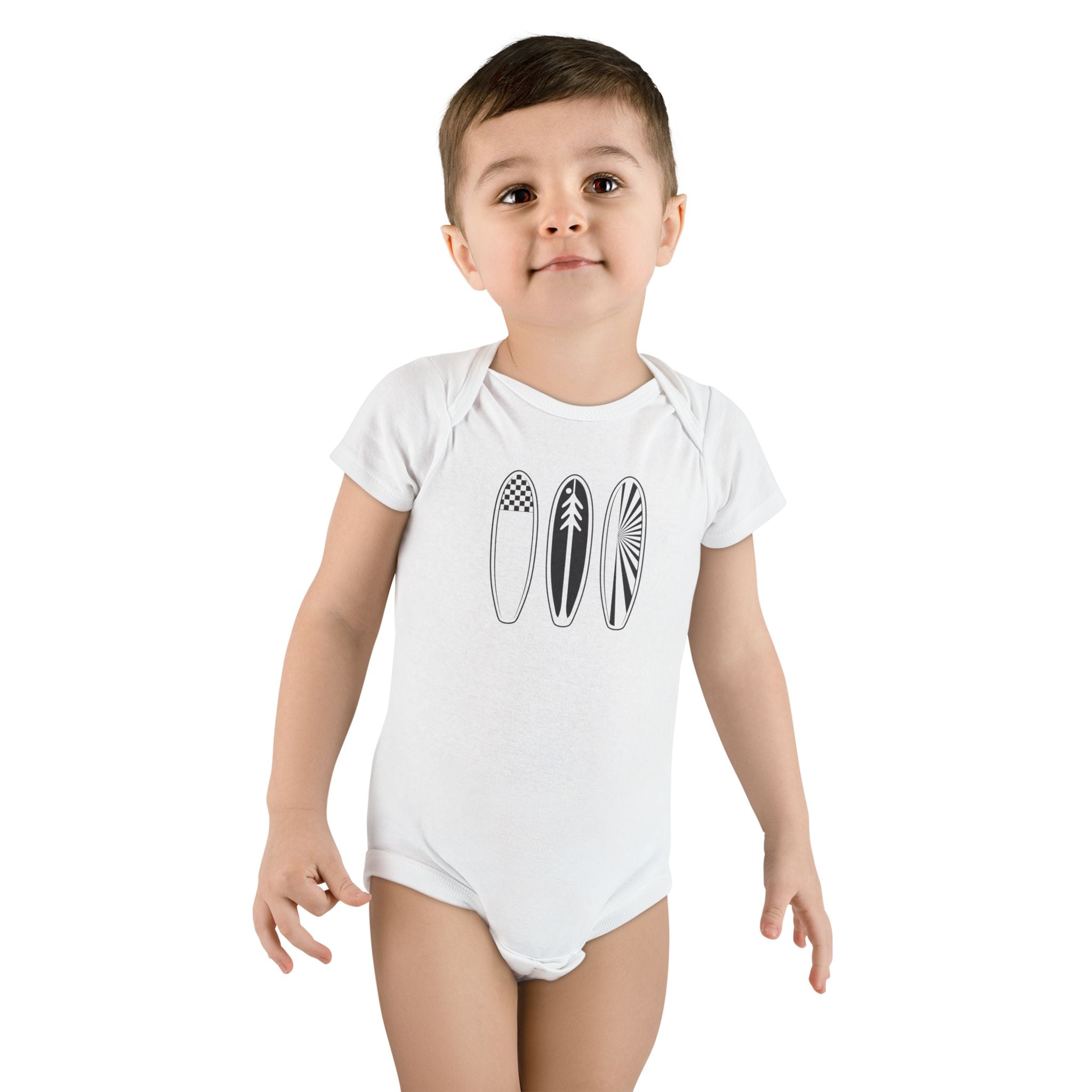 Ventana Three Board baby cotton onesie image 6