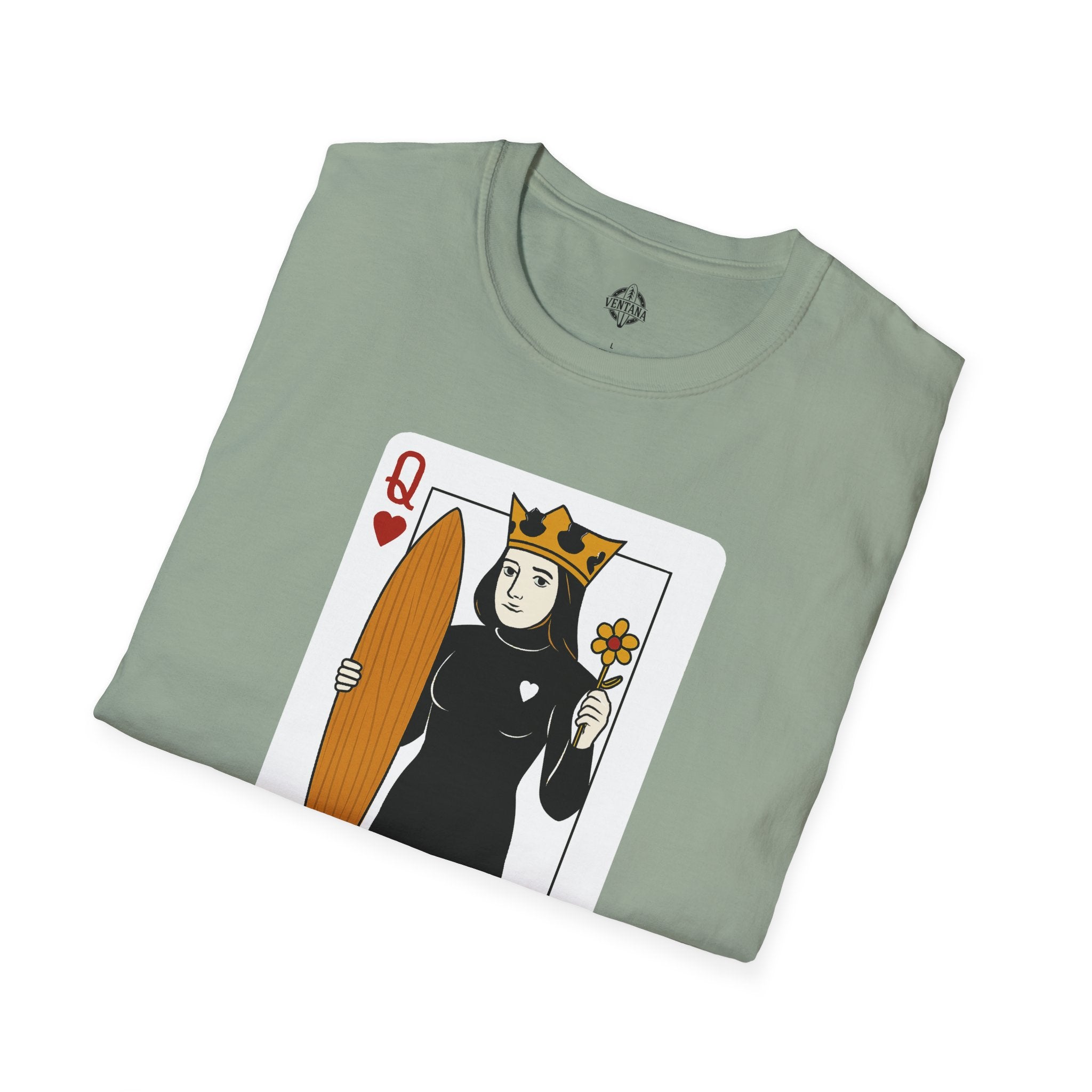 Queen of Hearts Surfer T-Shirt