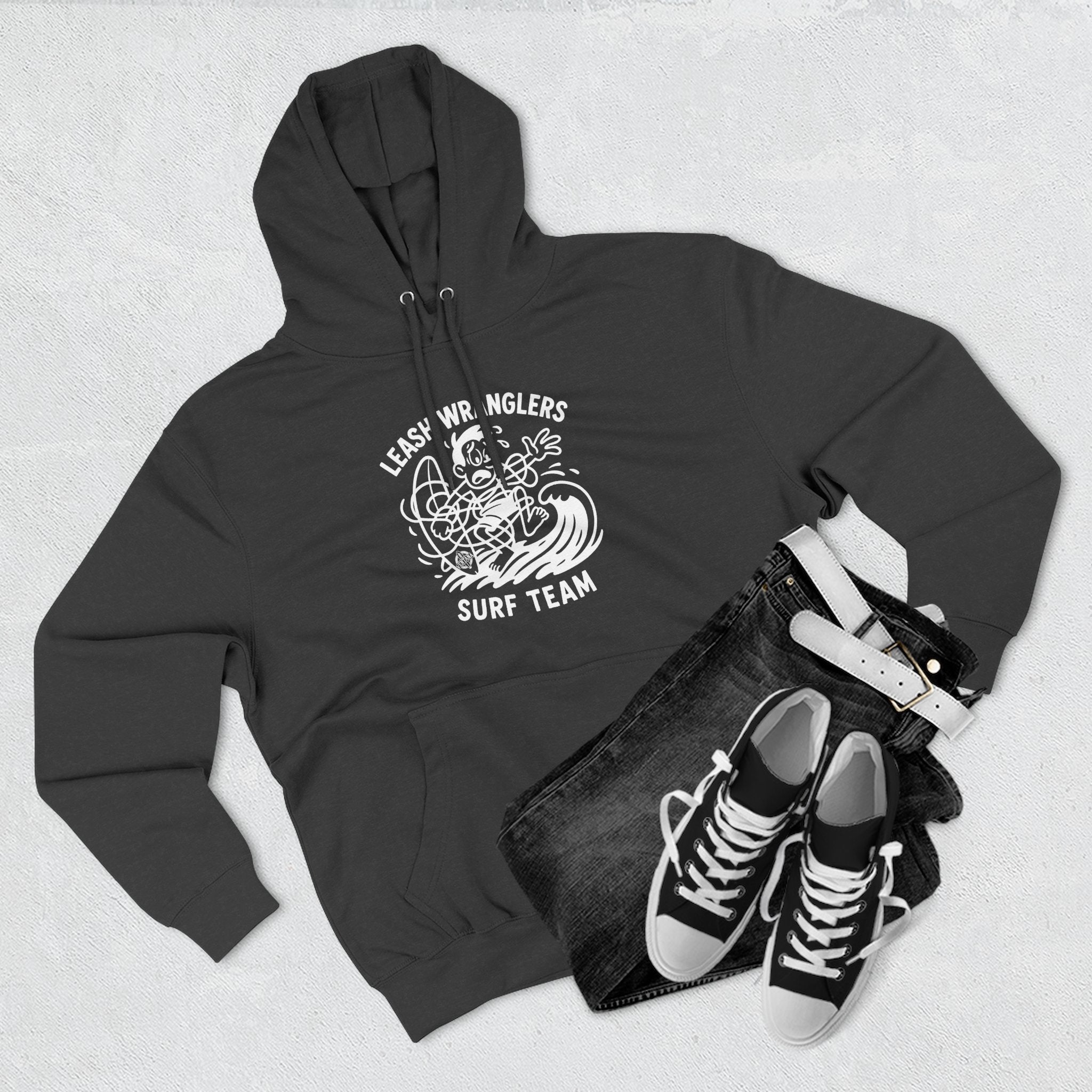 Leash Wranglers Surf Team Fleece Hoodie