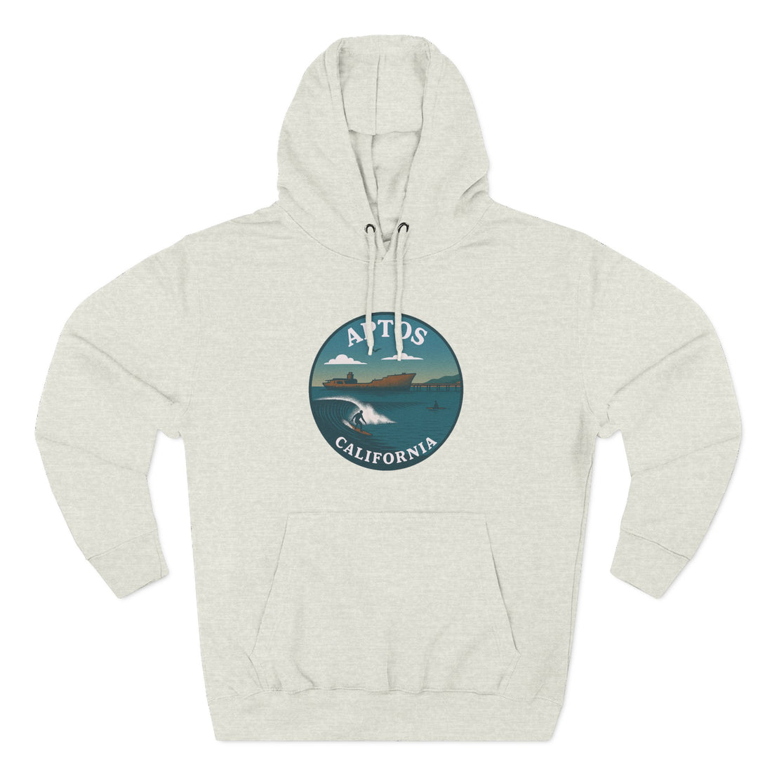 Aptos California Classic Unisex - Pull-Over Cotton Blend Fleece Hoodie