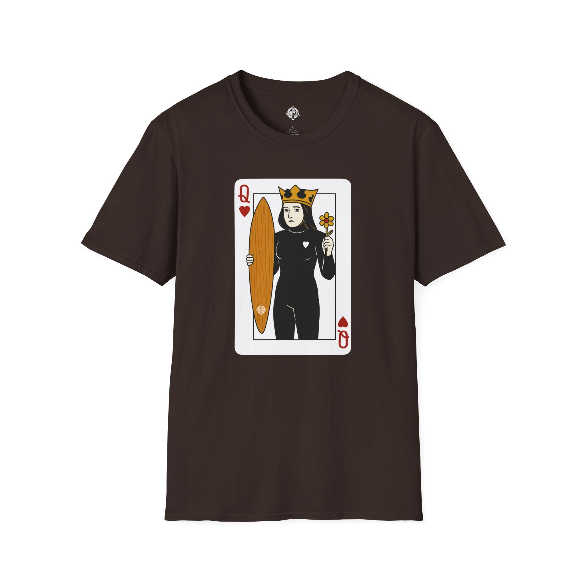 Queen of Hearts Surfer cotton t-shirt image 8