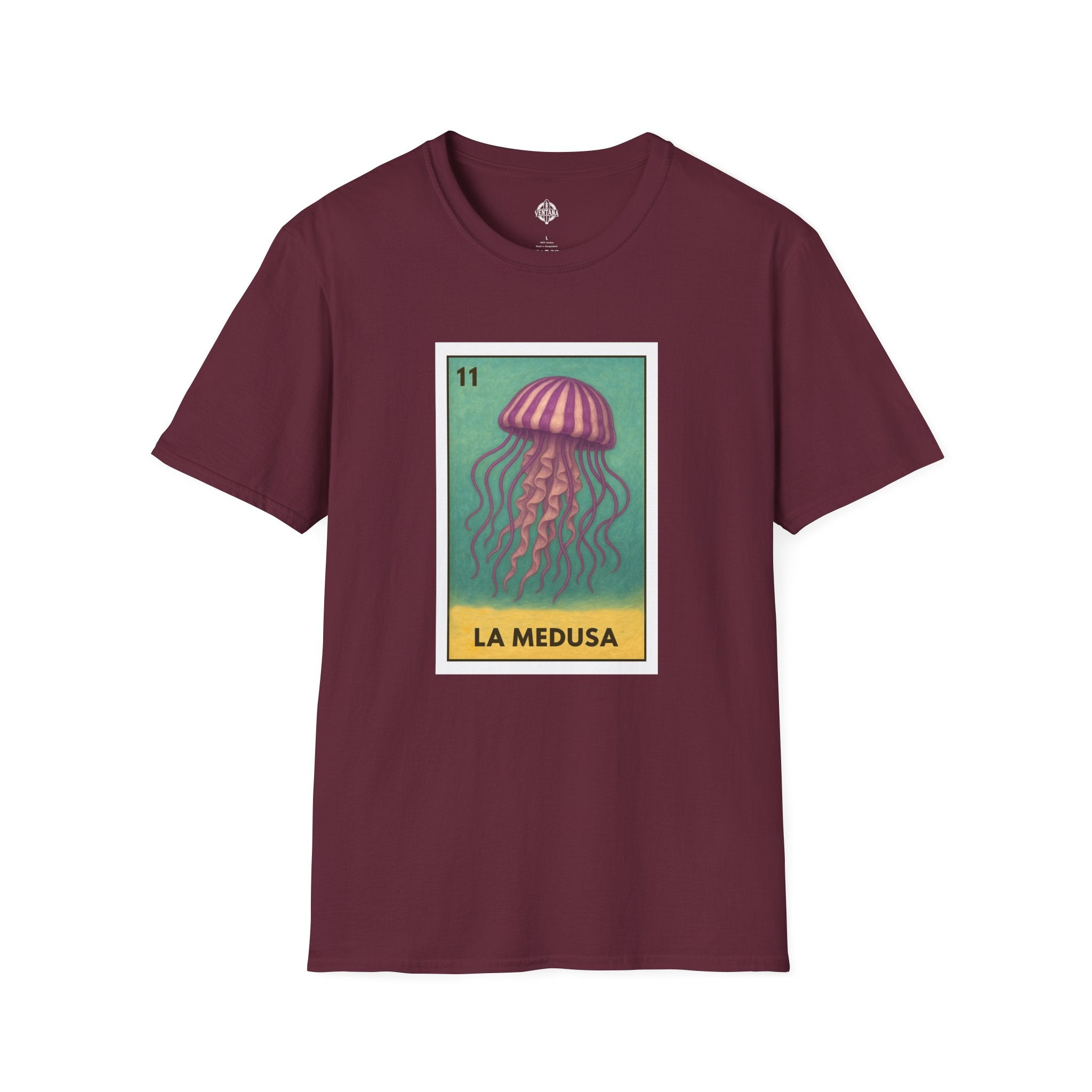 Sea Jelly Lotería cotton t-shirt image 7