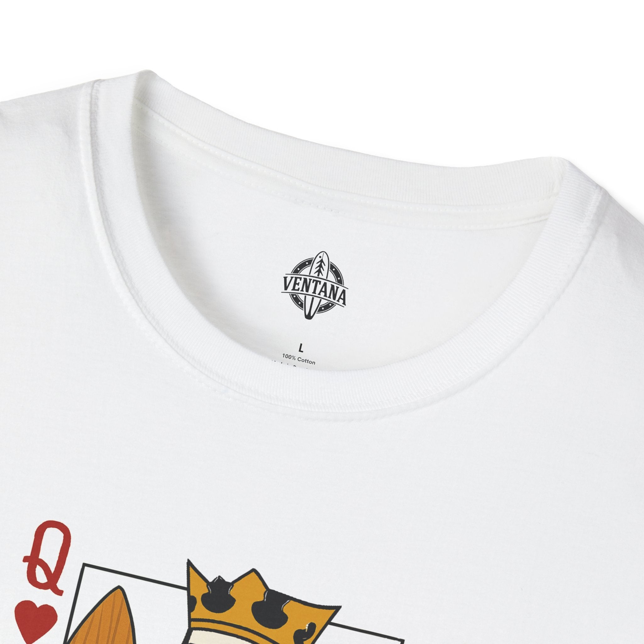 Queen of Hearts Surfer cotton t-shirt image 17