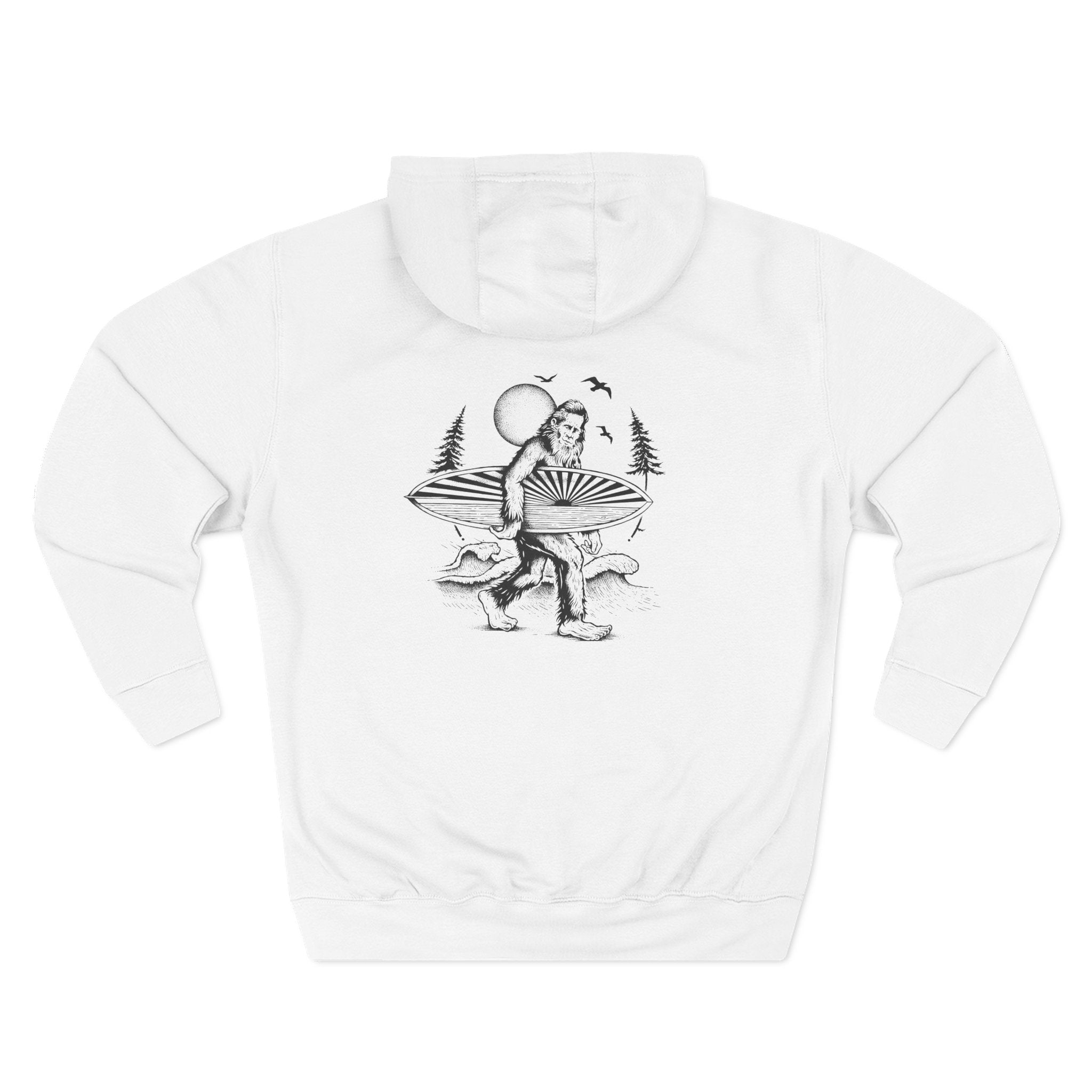 Ventana Surfsquatch by Thiago Bianchini fleece hoodie image 6