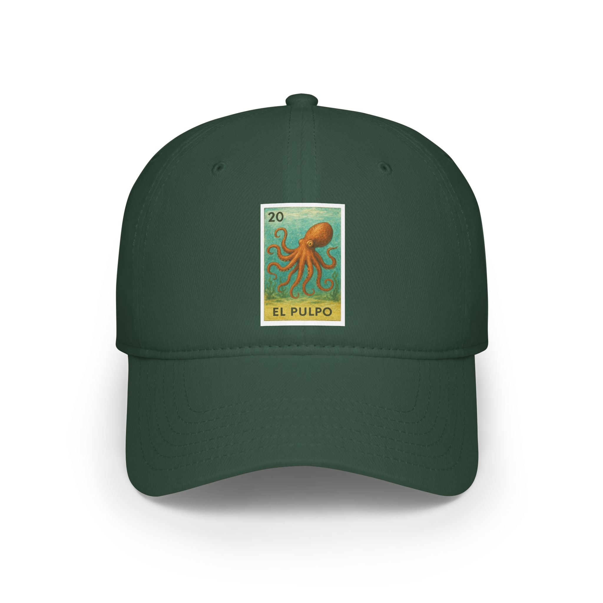 Octopus Lotería baseball cap image 3