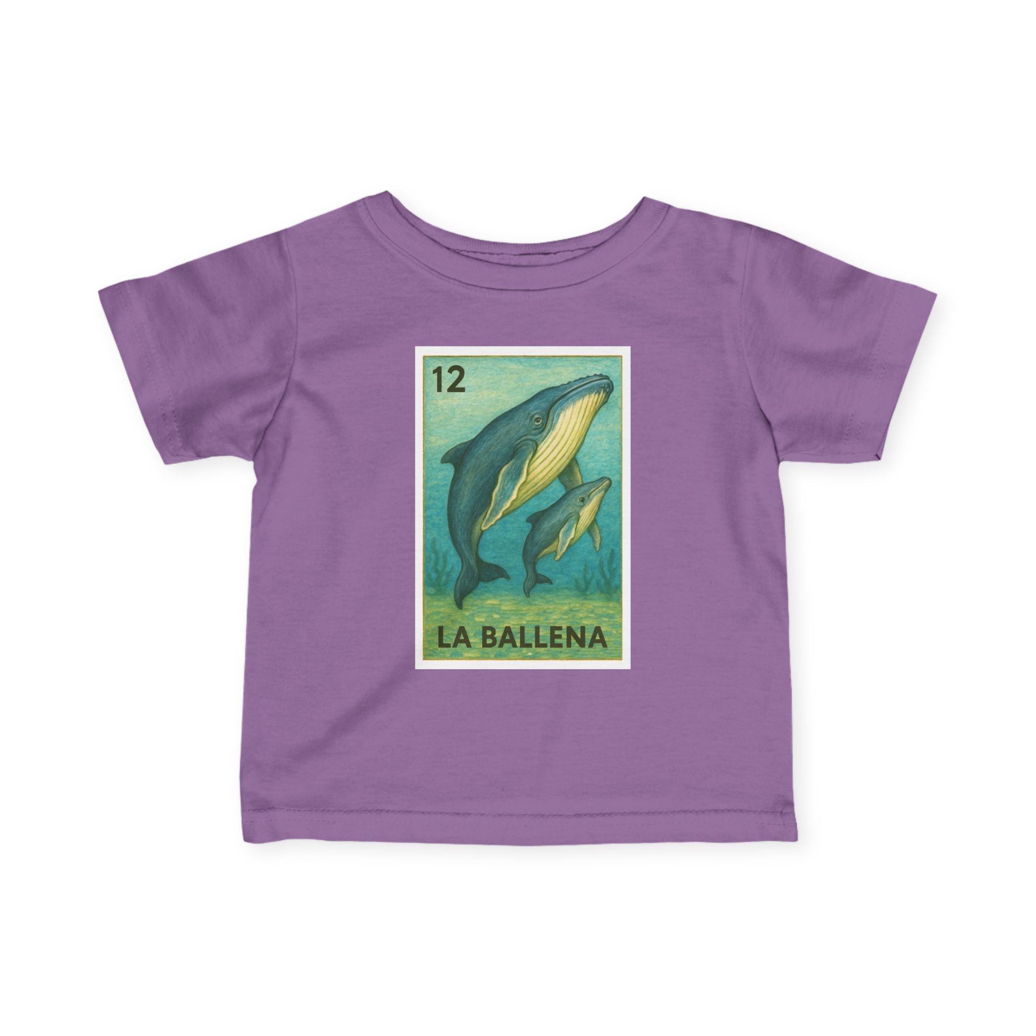 Whale Lotería infant cotton t-shirt image 14