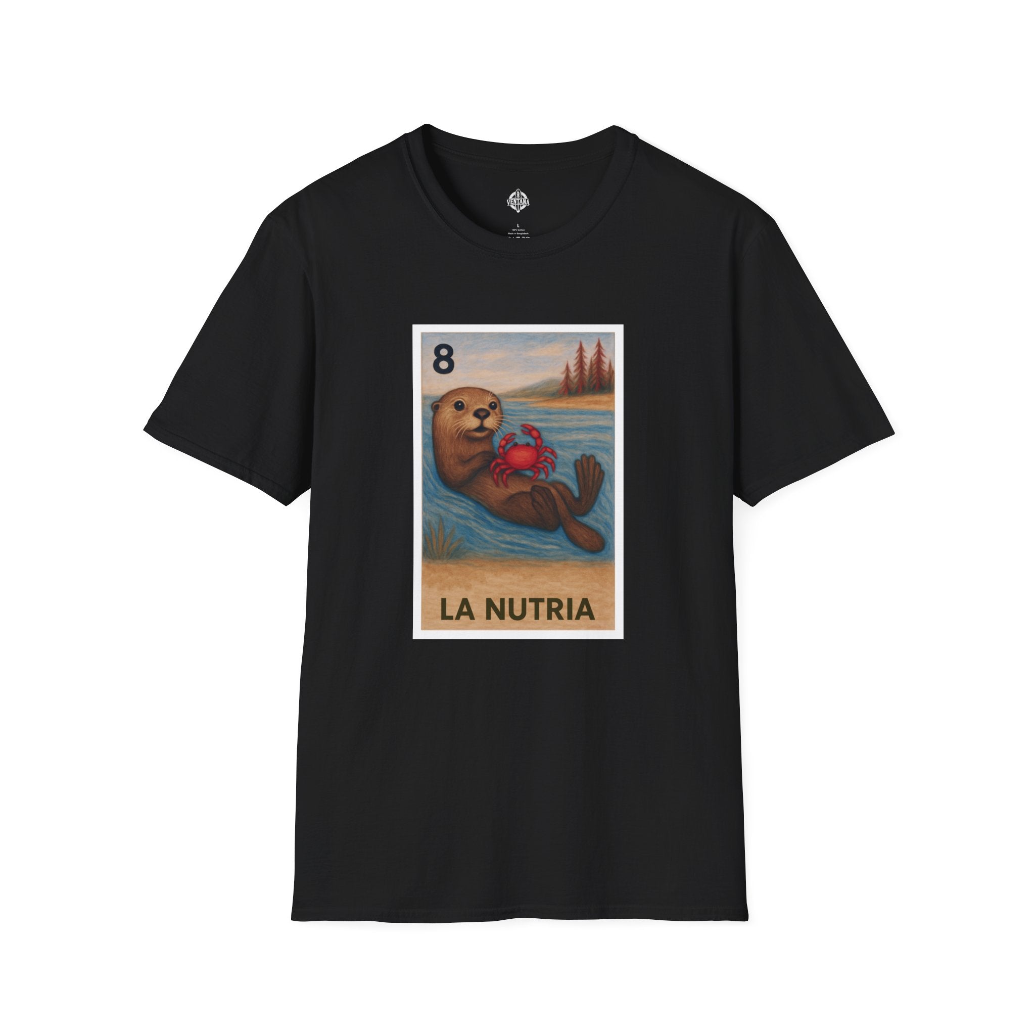 Sea Otter Lotería cotton t-shirt image 4